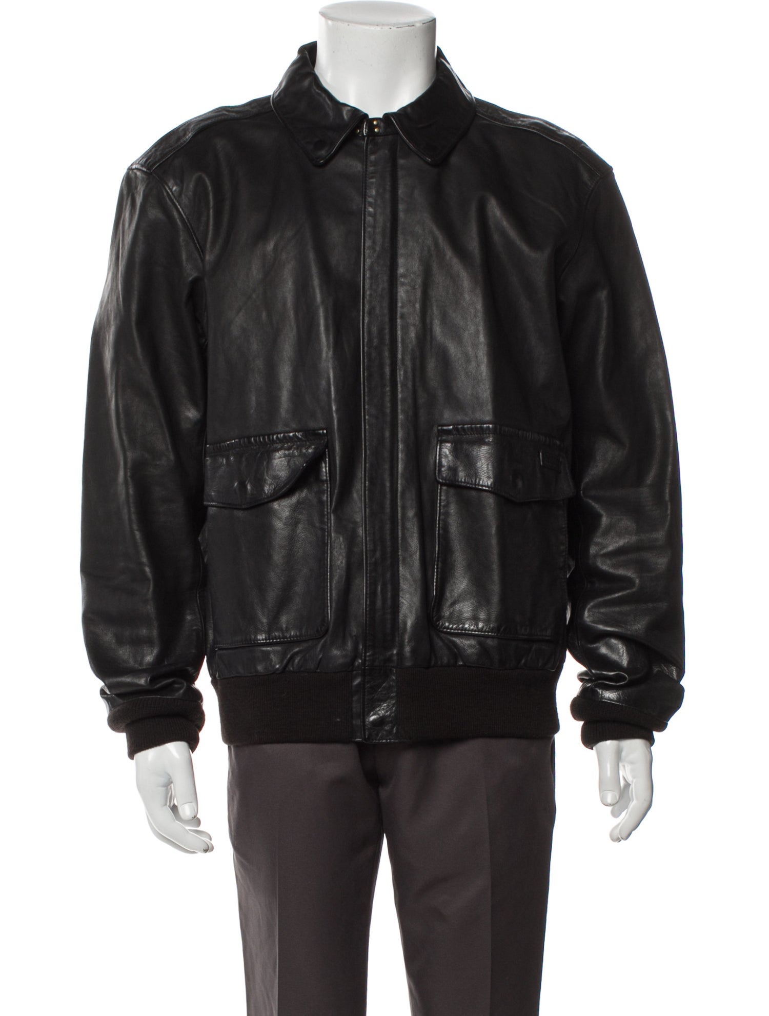 Polo Ralph Lauren Leather Bomber Jacket