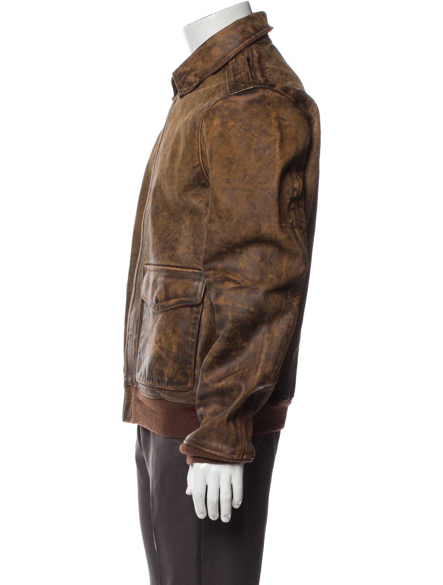 Polo Ralph Lauren Leather Bomber Jacket