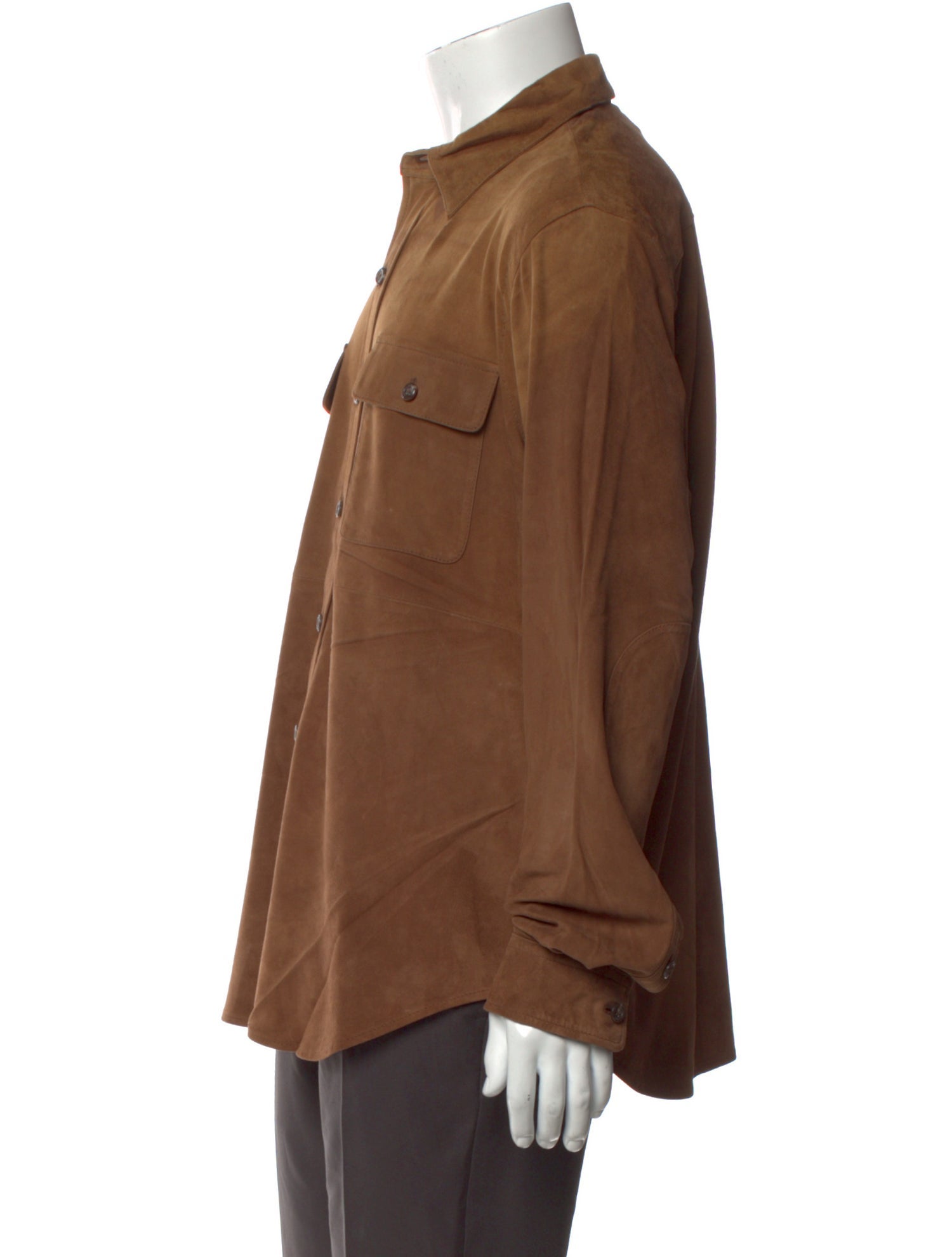 Polo Ralph Lauren Suede Long Sleeve Shirt