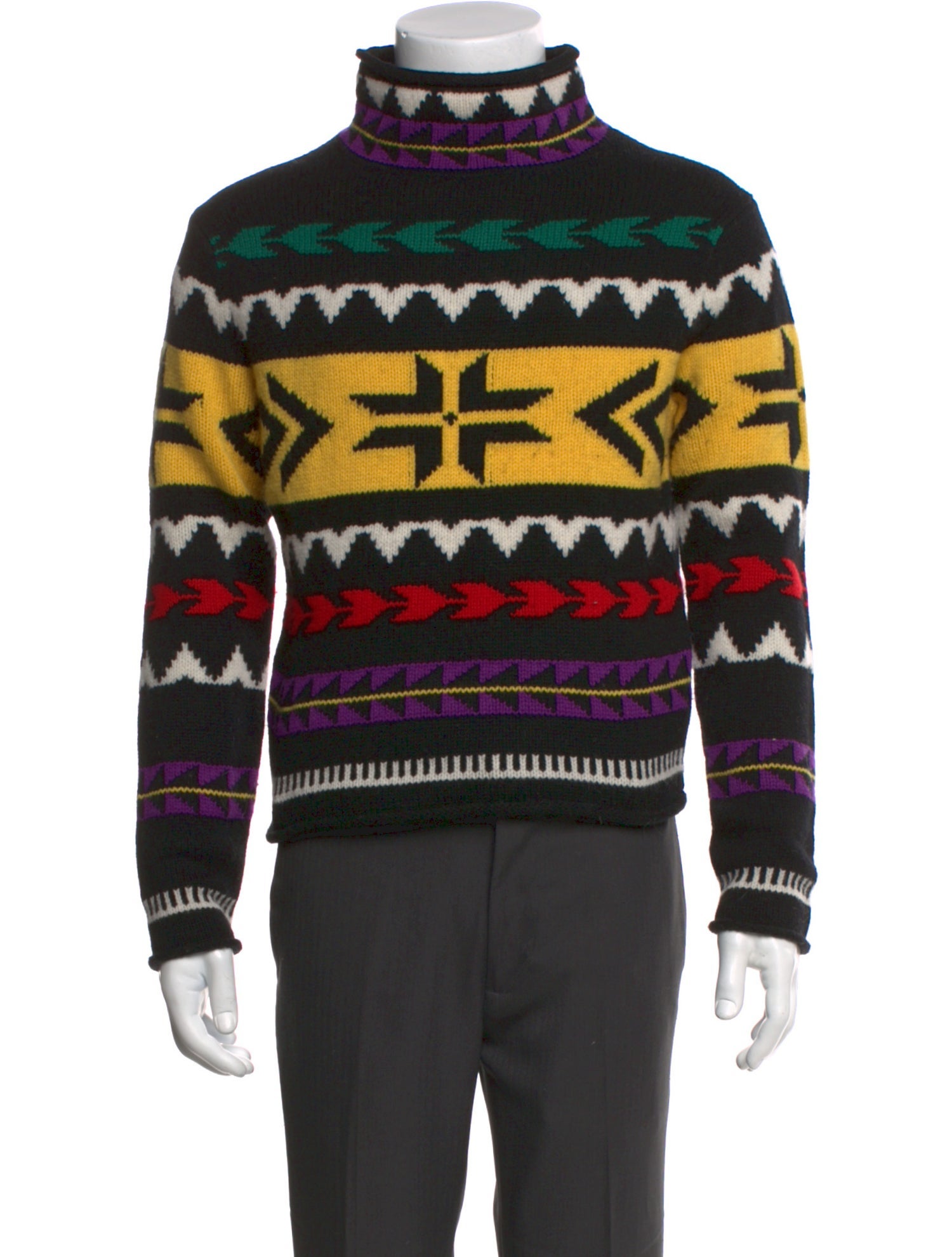 Polo Ralph Lauren Wool Printed Pullover