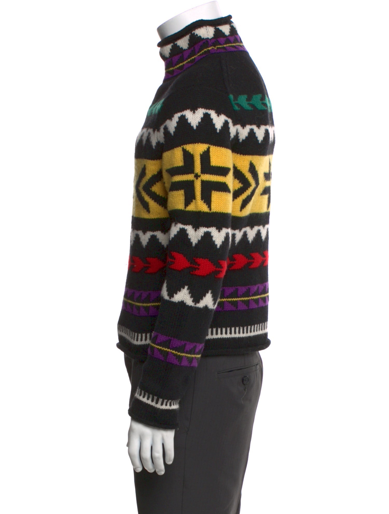 Polo Ralph Lauren Wool Printed Pullover