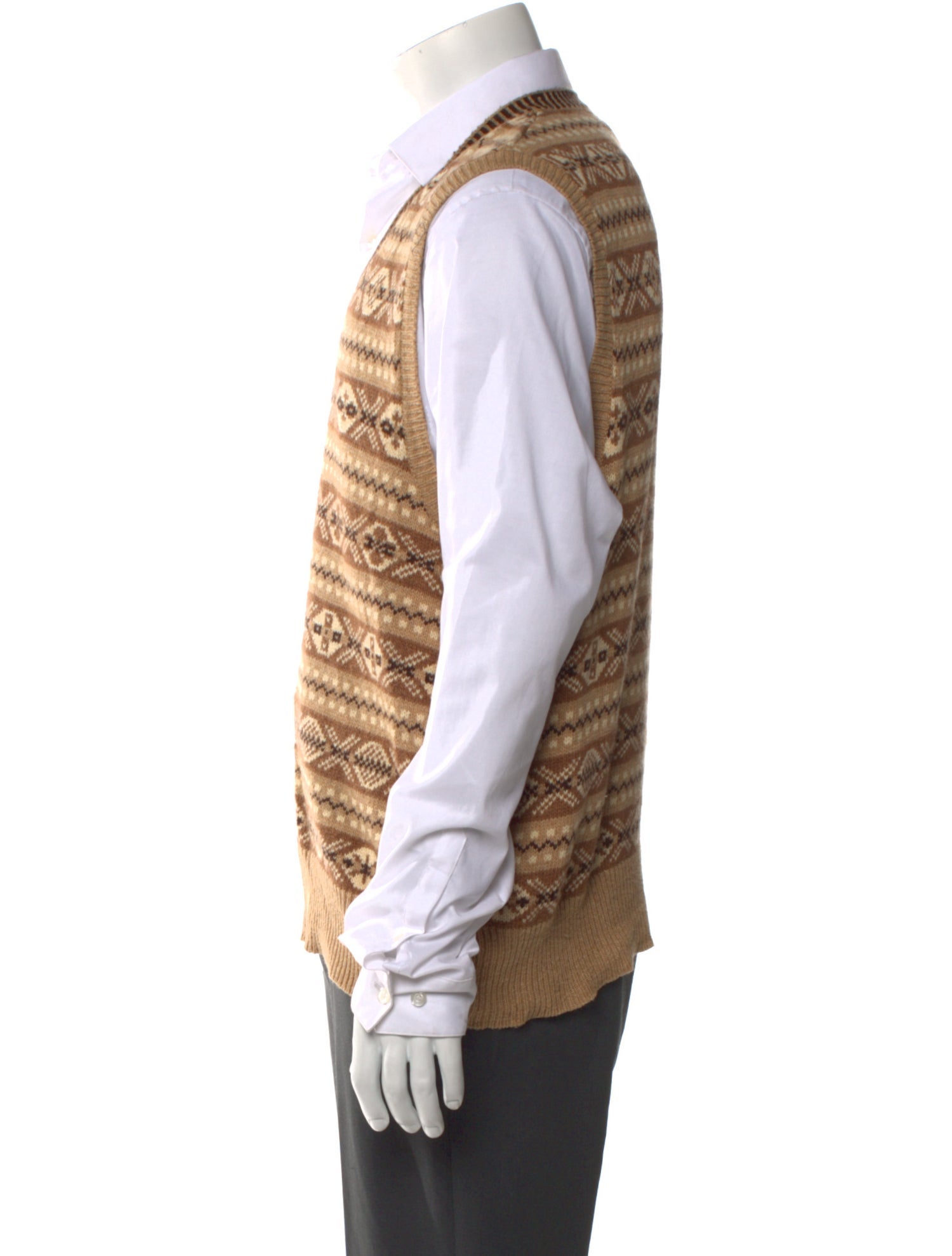 Polo Ralph Lauren Graphic Print V-Neck Sweater Vest