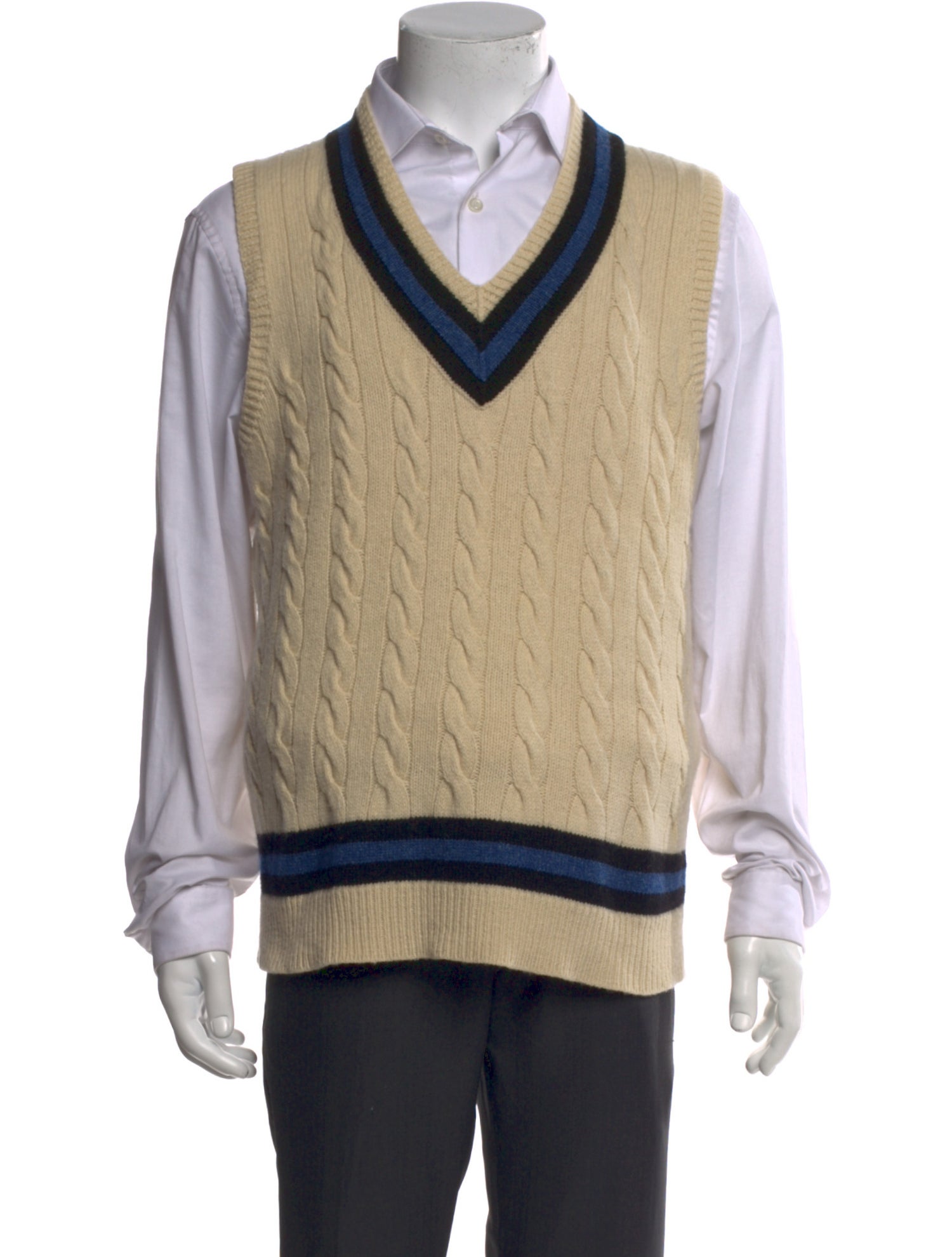 Polo Ralph Lauren Wool Striped Sweater Vest