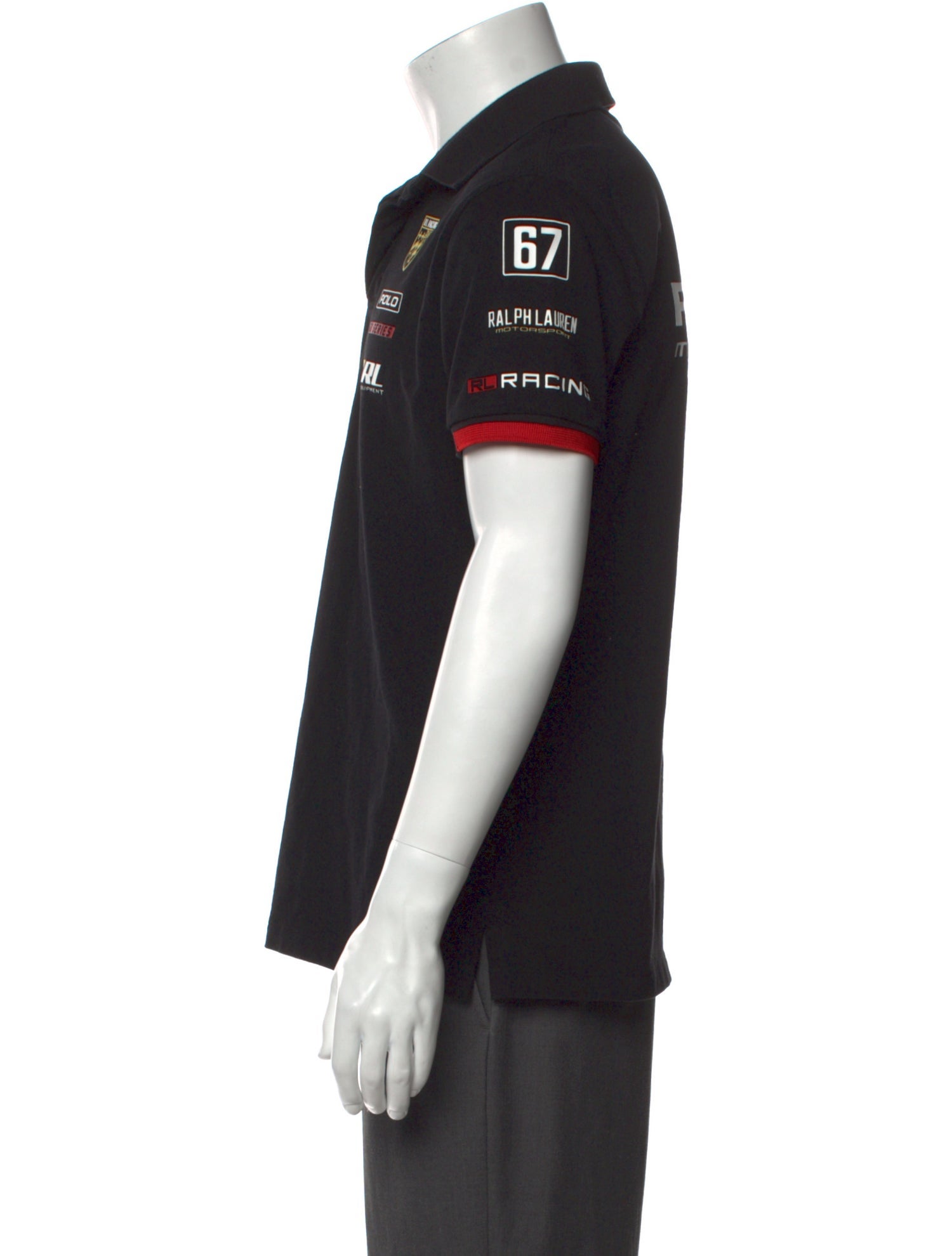 Polo Ralph Lauren Graphic Print Collar Polo Shirt