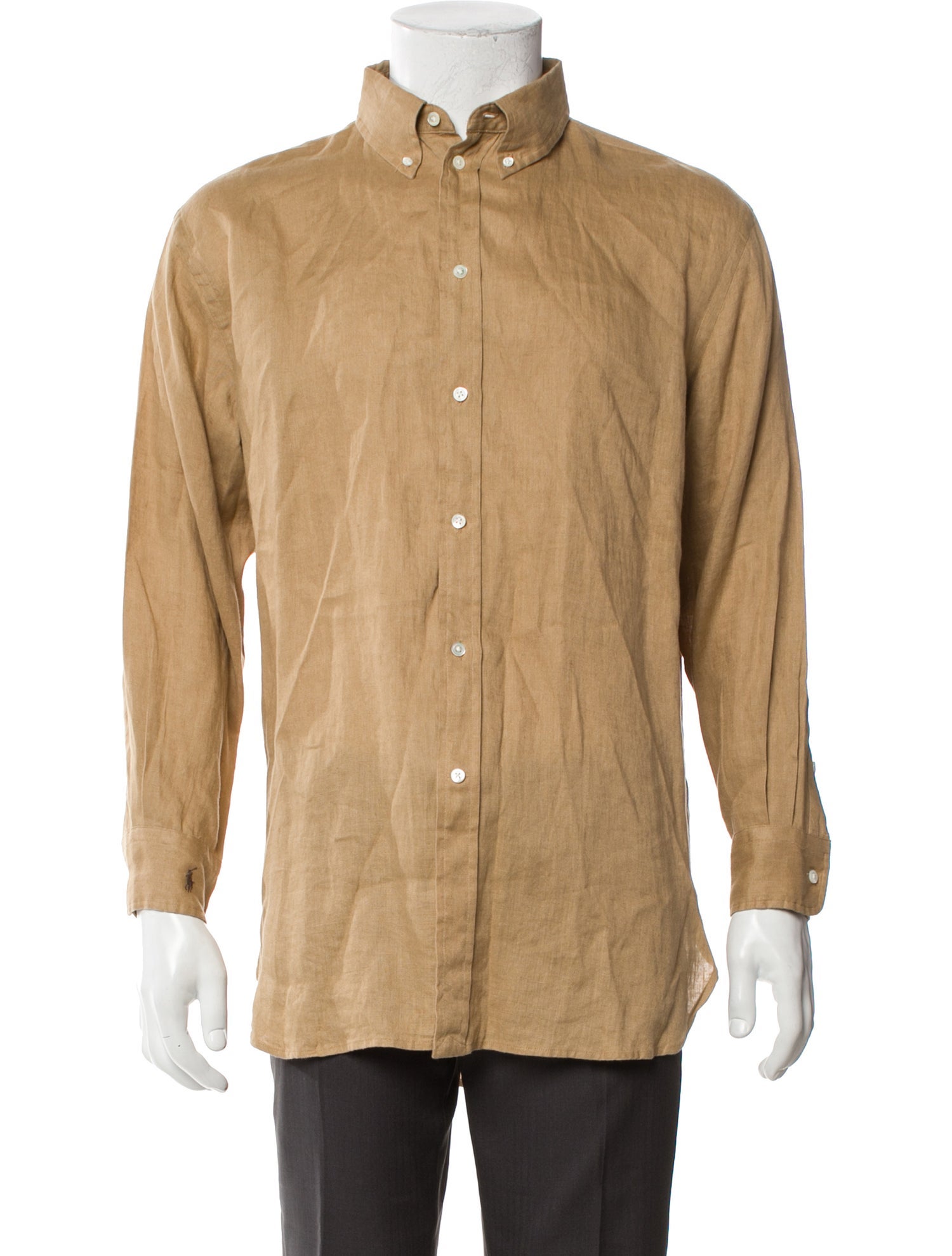 Polo Ralph Lauren Linen Striped Dress Shirt