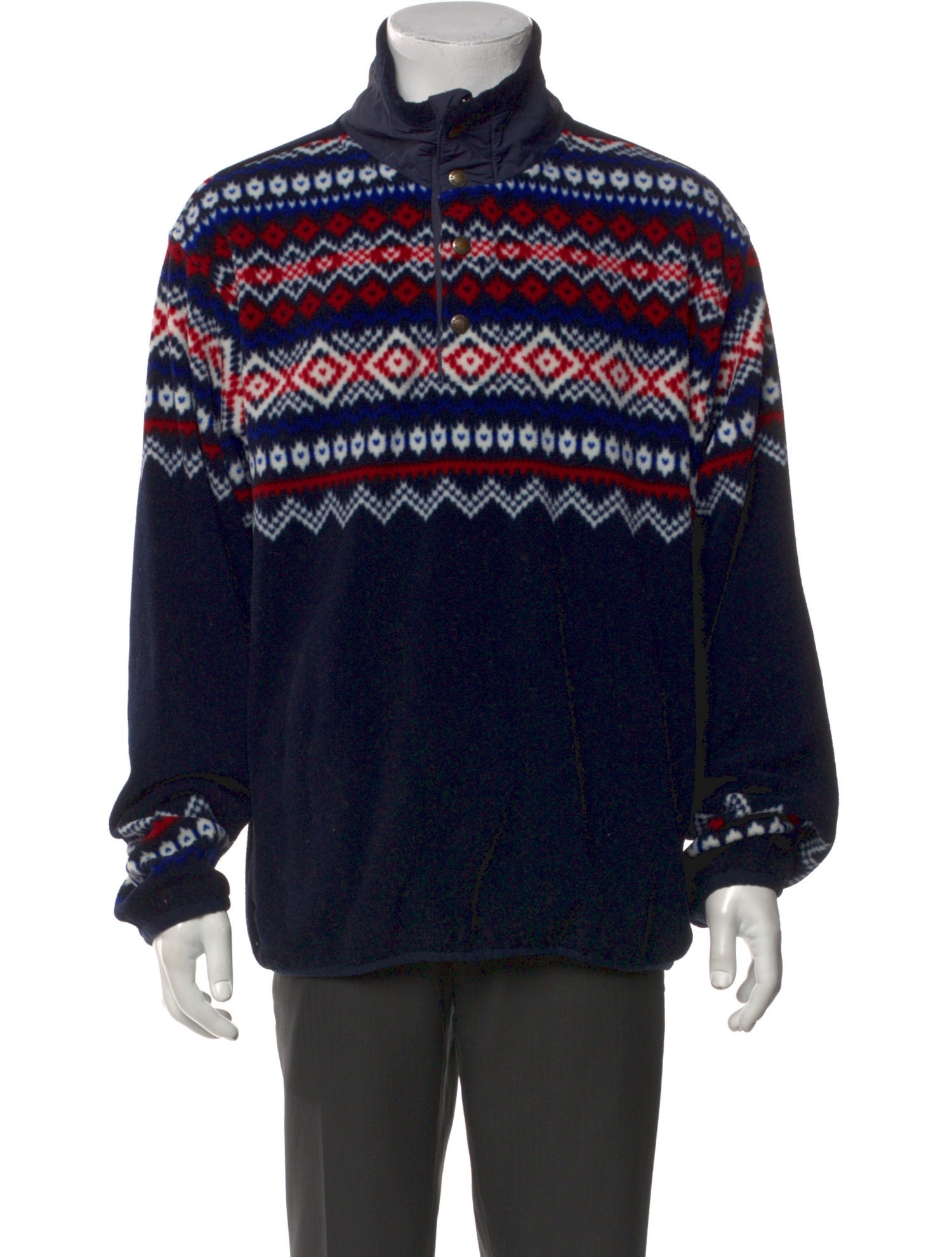 Polo Ralph Lauren Printed Turtleneck Polo Sweater
