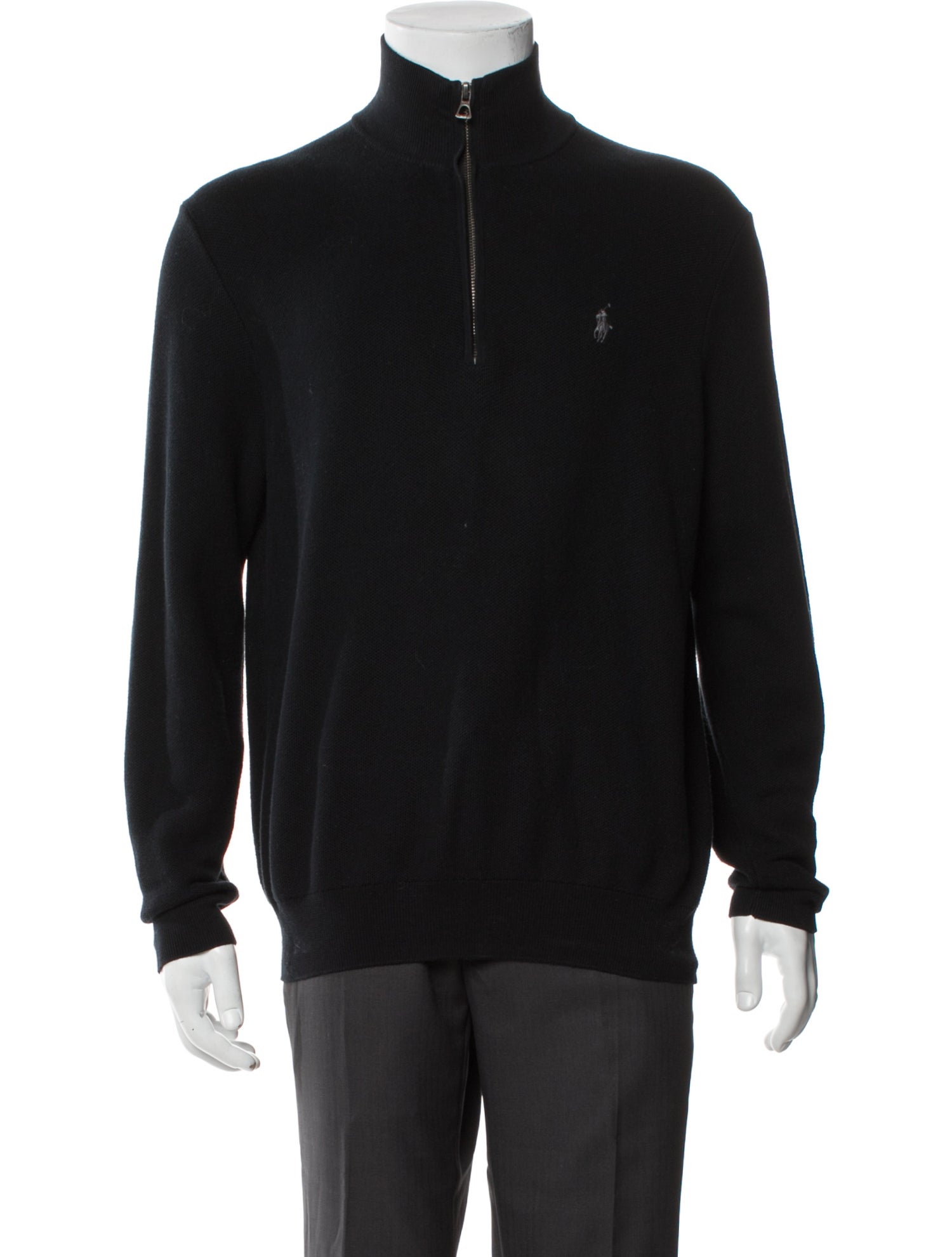 Polo Ralph Lauren Mock Neck Long Sleeve Polo Sweater