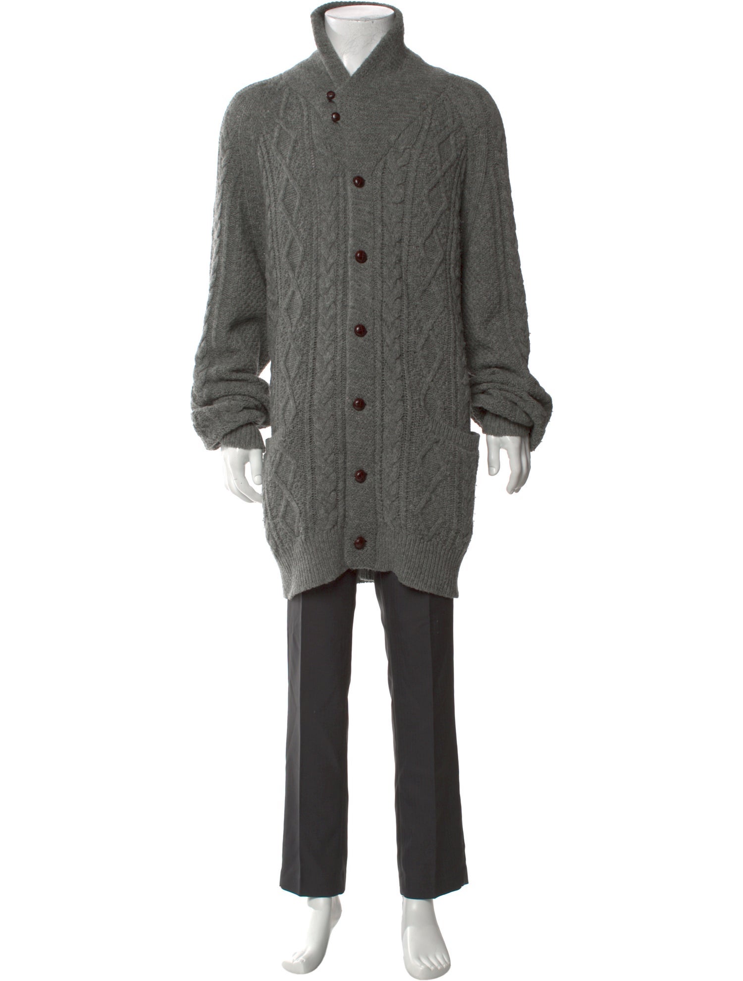 Polo Ralph Lauren Wool Mock Neck Cardigan