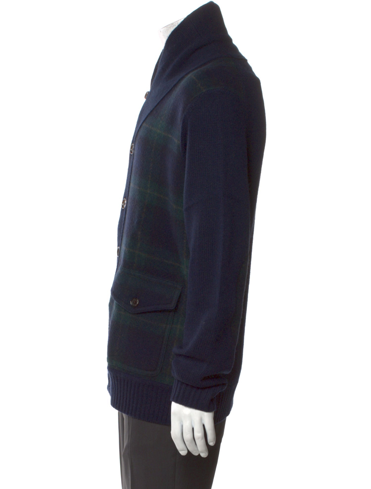 Polo Ralph Lauren Wool Mock Neck Cardigan