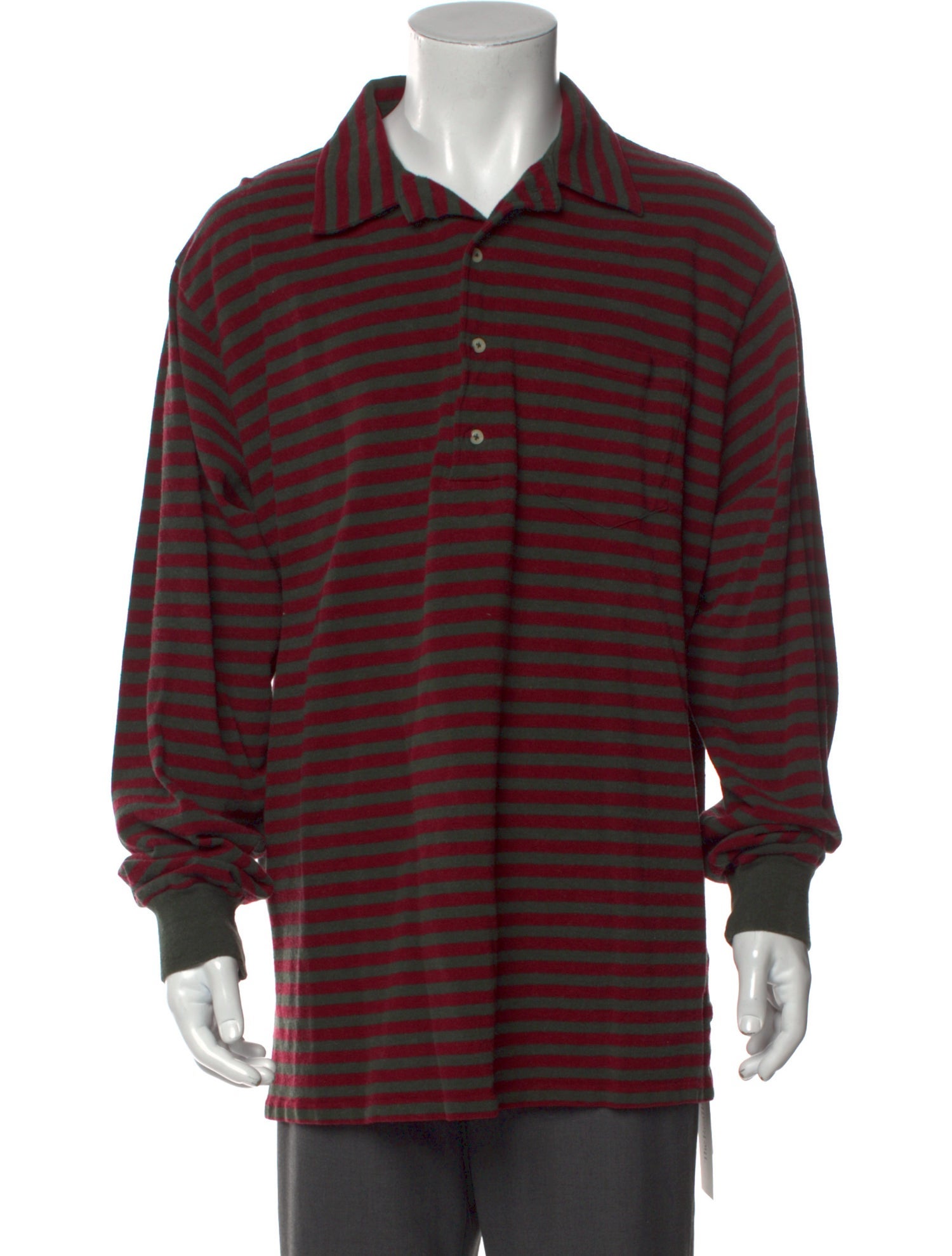 Polo Ralph Lauren Striped Mock Neck Cardigan