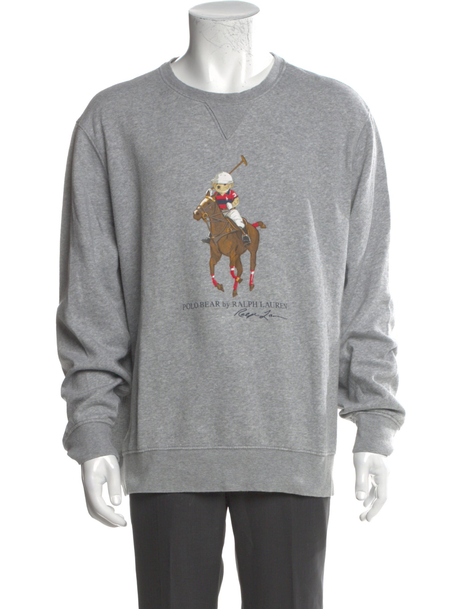 Polo Ralph Lauren Graphic Print Crew Neck Sweatshirt