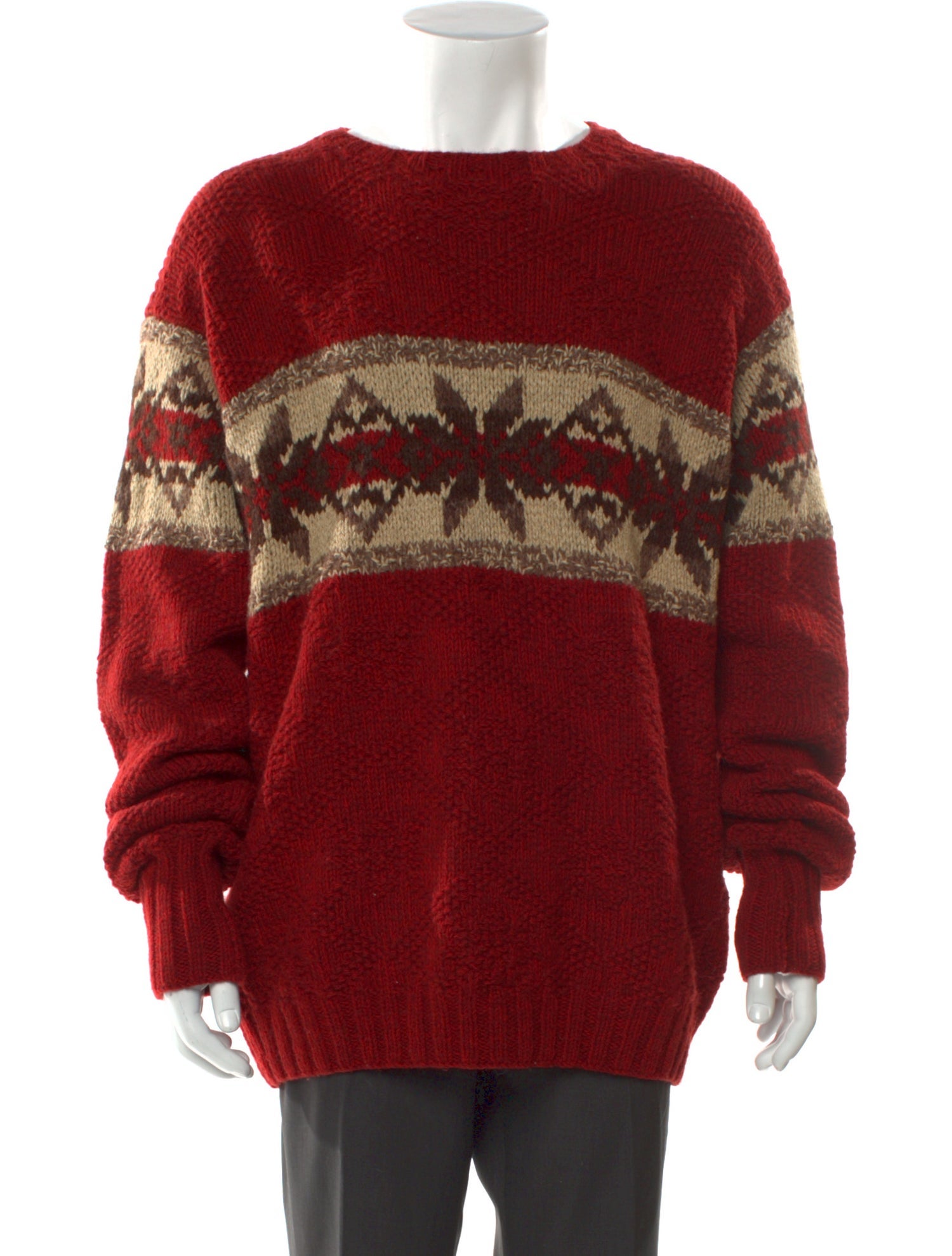 Polo Ralph Lauren Wool Printed Pullover