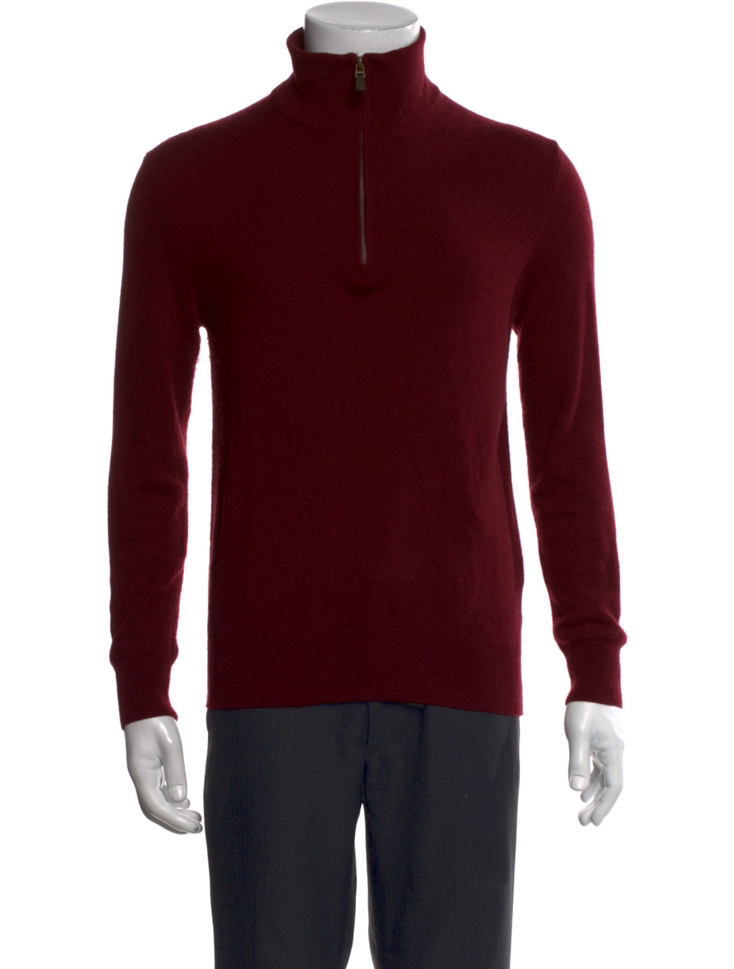 Polo Ralph Lauren Merino Wool Mock Neck Pullover