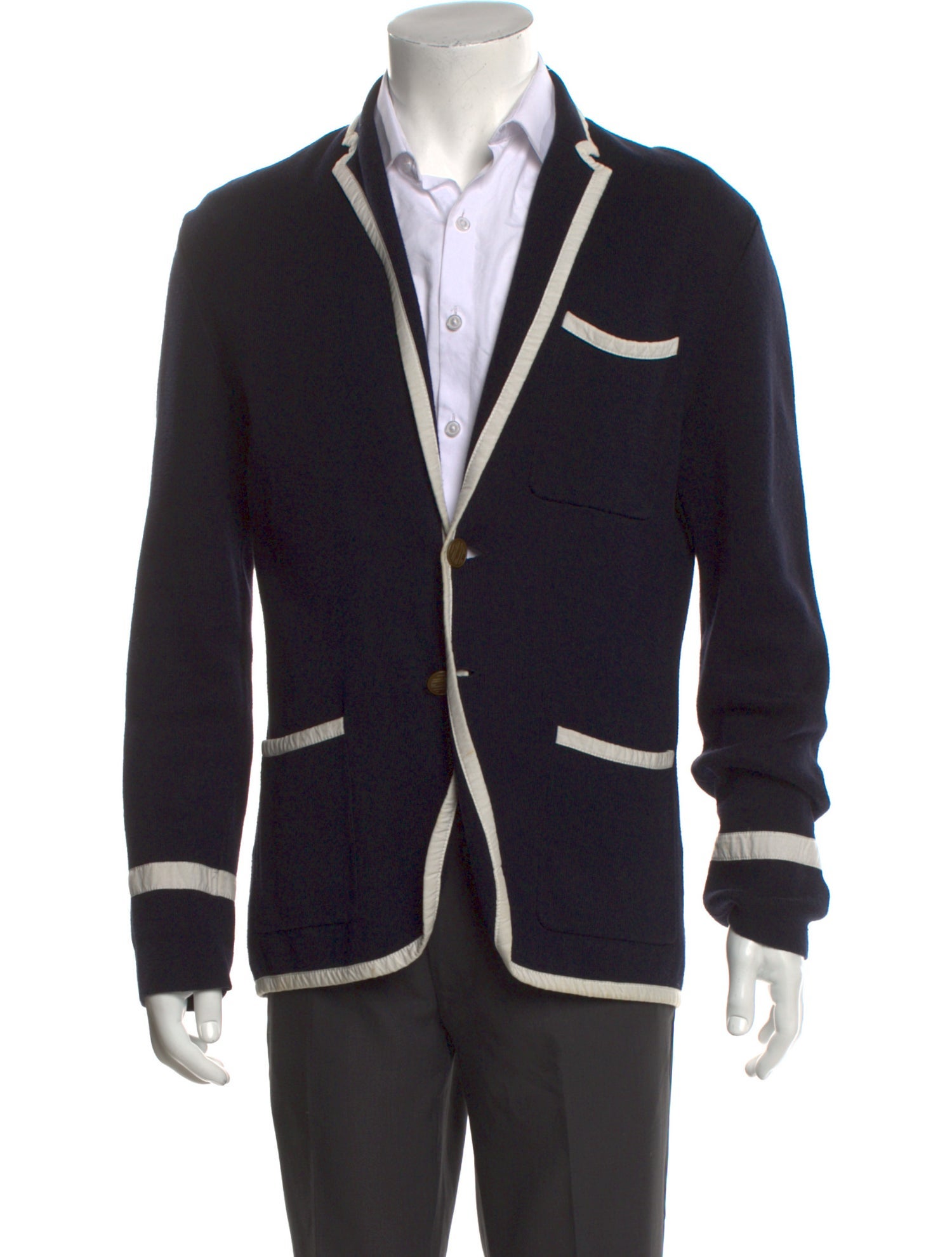 Polo Ralph Lauren Graphic Print Collar Cardigan