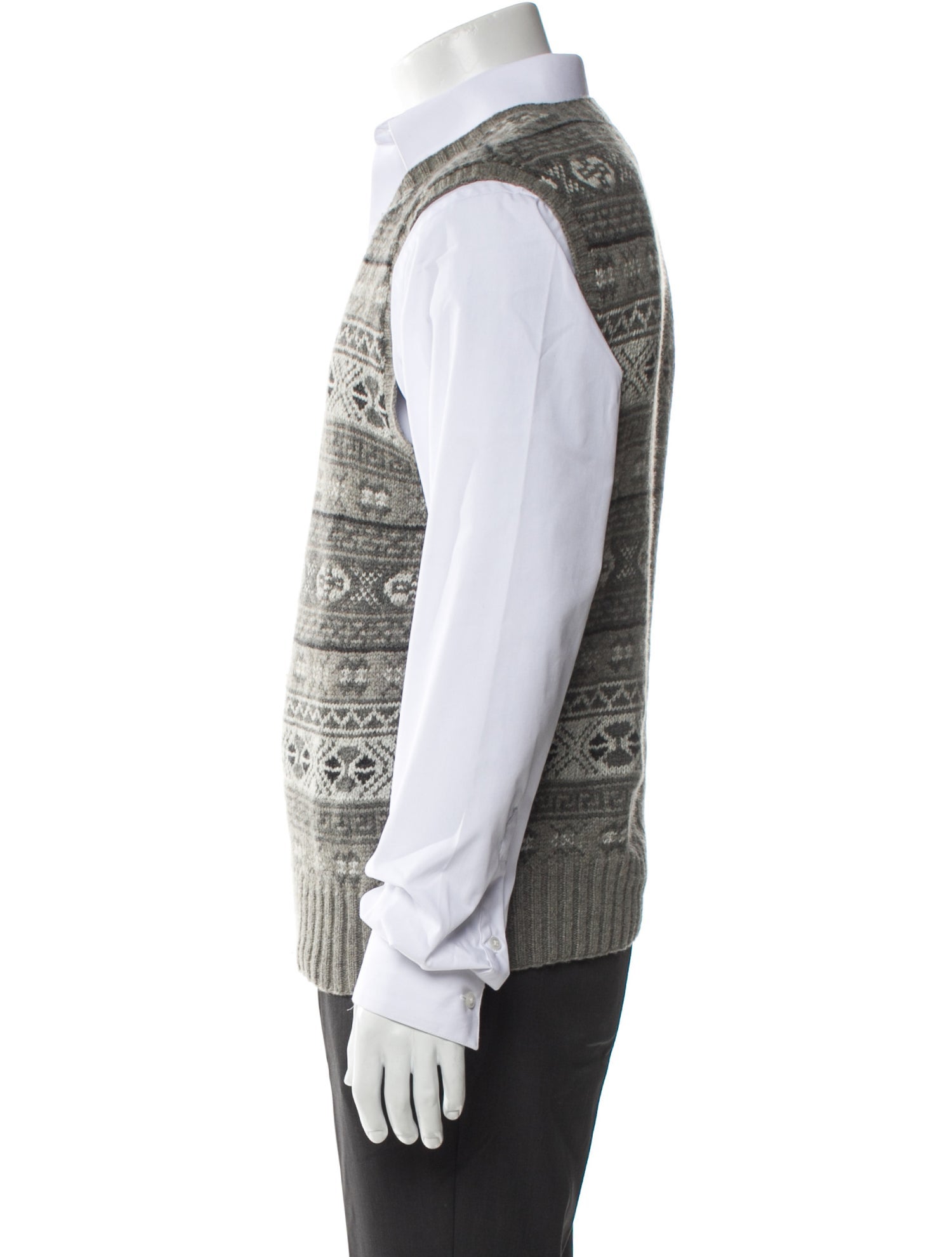 Polo Ralph Lauren Printed V-Neck Sweater Vest