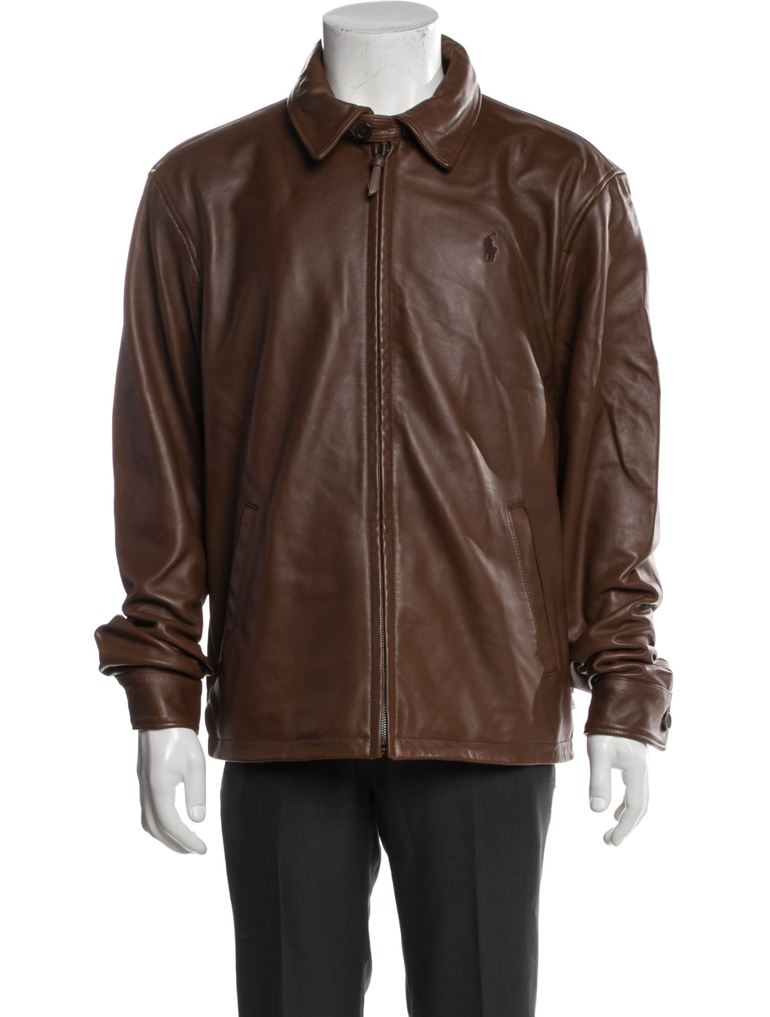 Polo Ralph Lauren Lamb Leather Moto Jacket w/ Tags