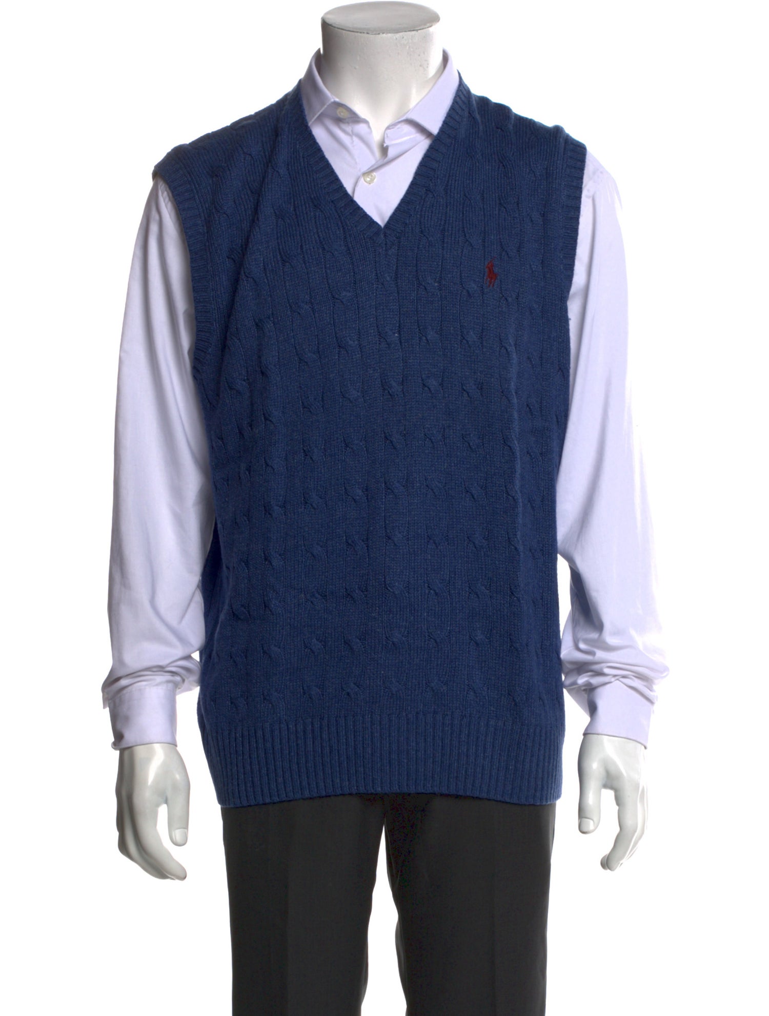 Polo Ralph Lauren Silk V-Neck Sweater Vest