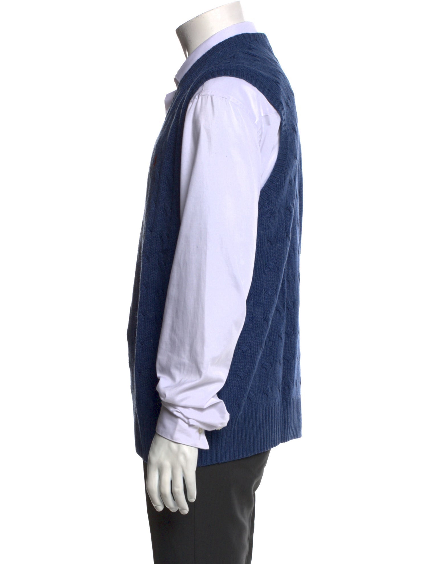 Polo Ralph Lauren Silk V-Neck Sweater Vest