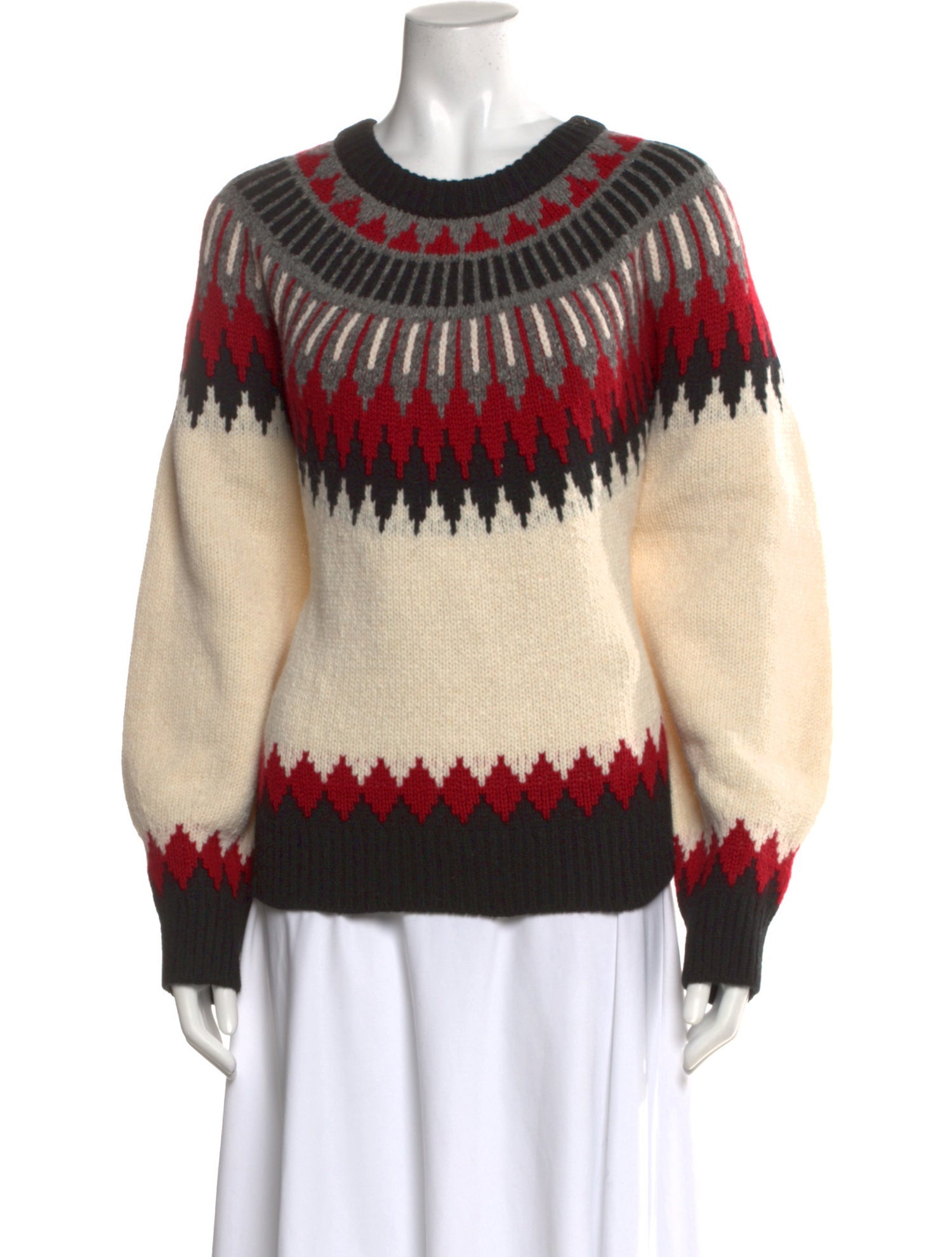 Polo Ralph Lauren Wool Printed Sweater w/ Tags