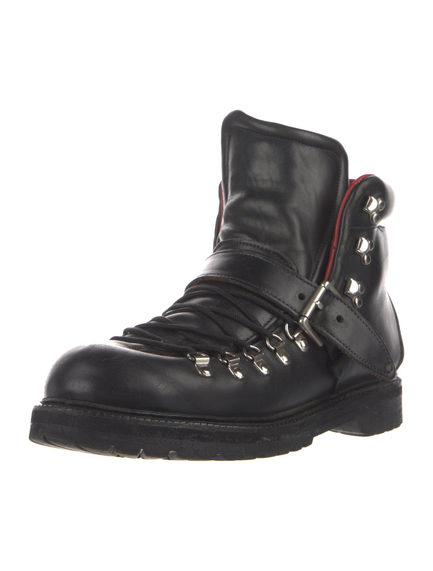 Polo Ralph Lauren Leather Studded Accents Hiking Boots