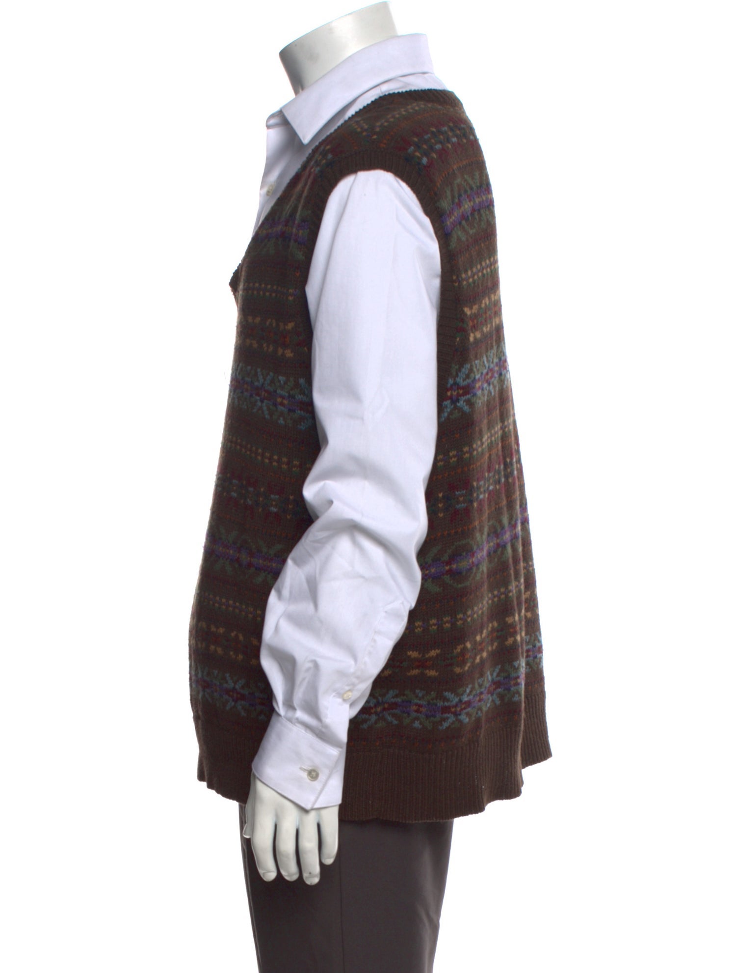 Polo Ralph Lauren Striped V-Neck Sweater Vest