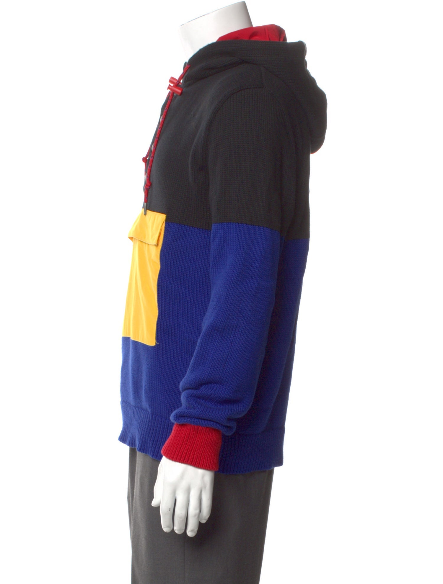 Polo Ralph Lauren Colorblock Pattern Crew Neck Polo Sweater