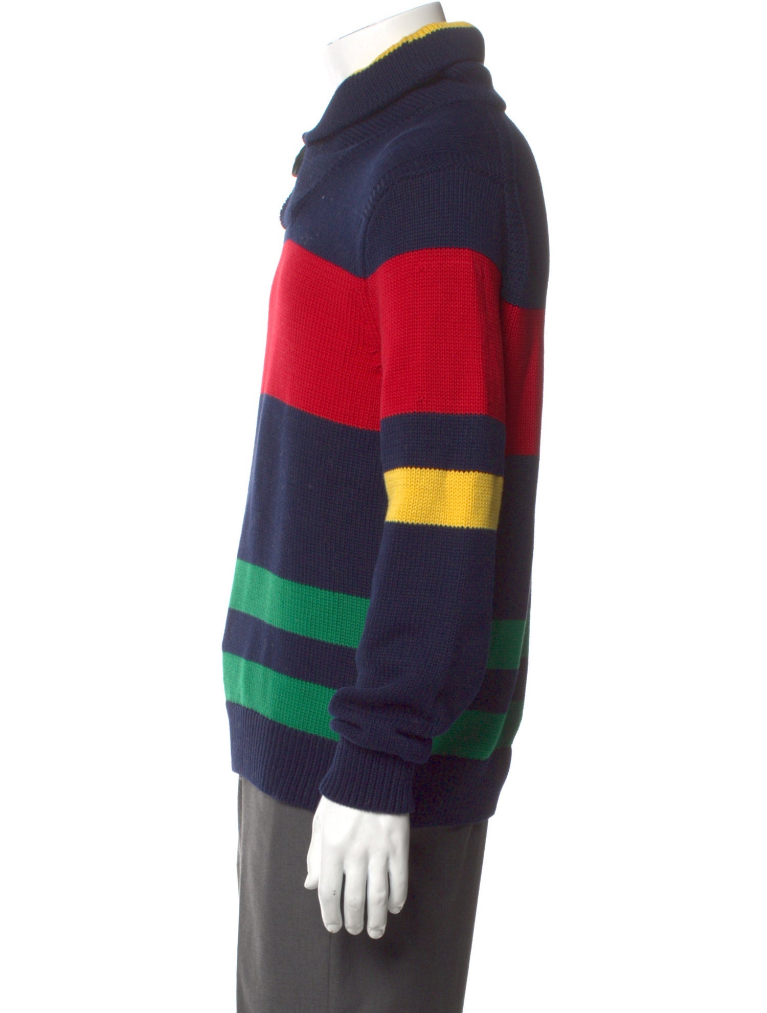 Polo Ralph Lauren Striped Mock Neck Pullover
