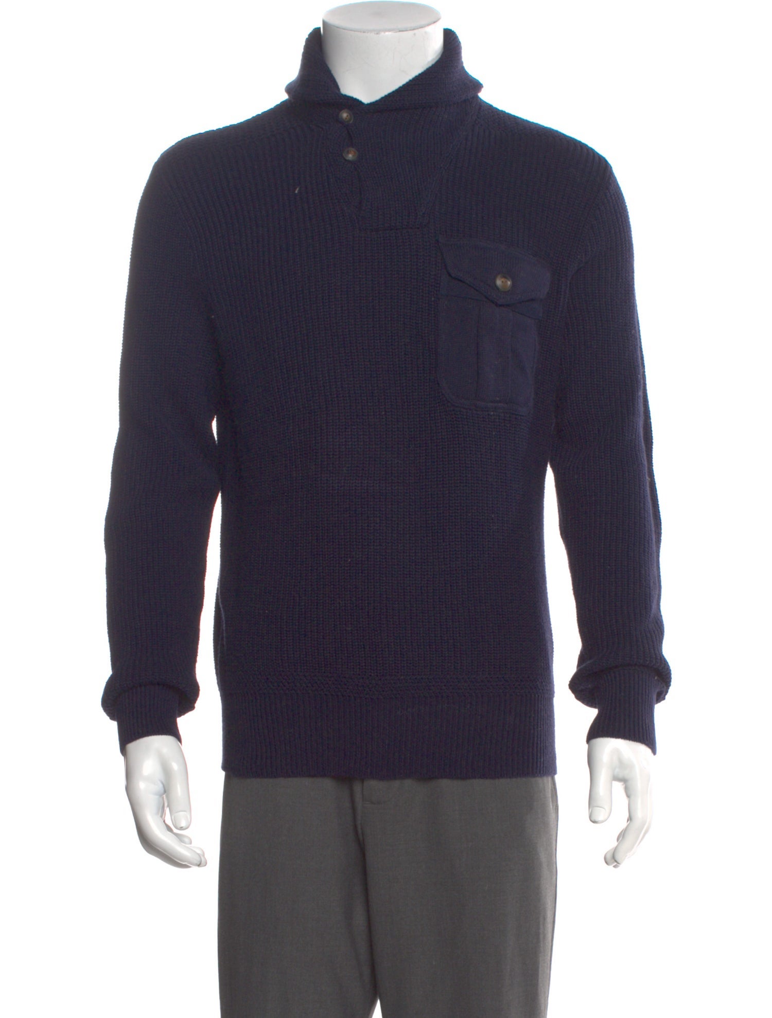 Polo Ralph Lauren Mock Neck Long Sleeve Polo Sweater