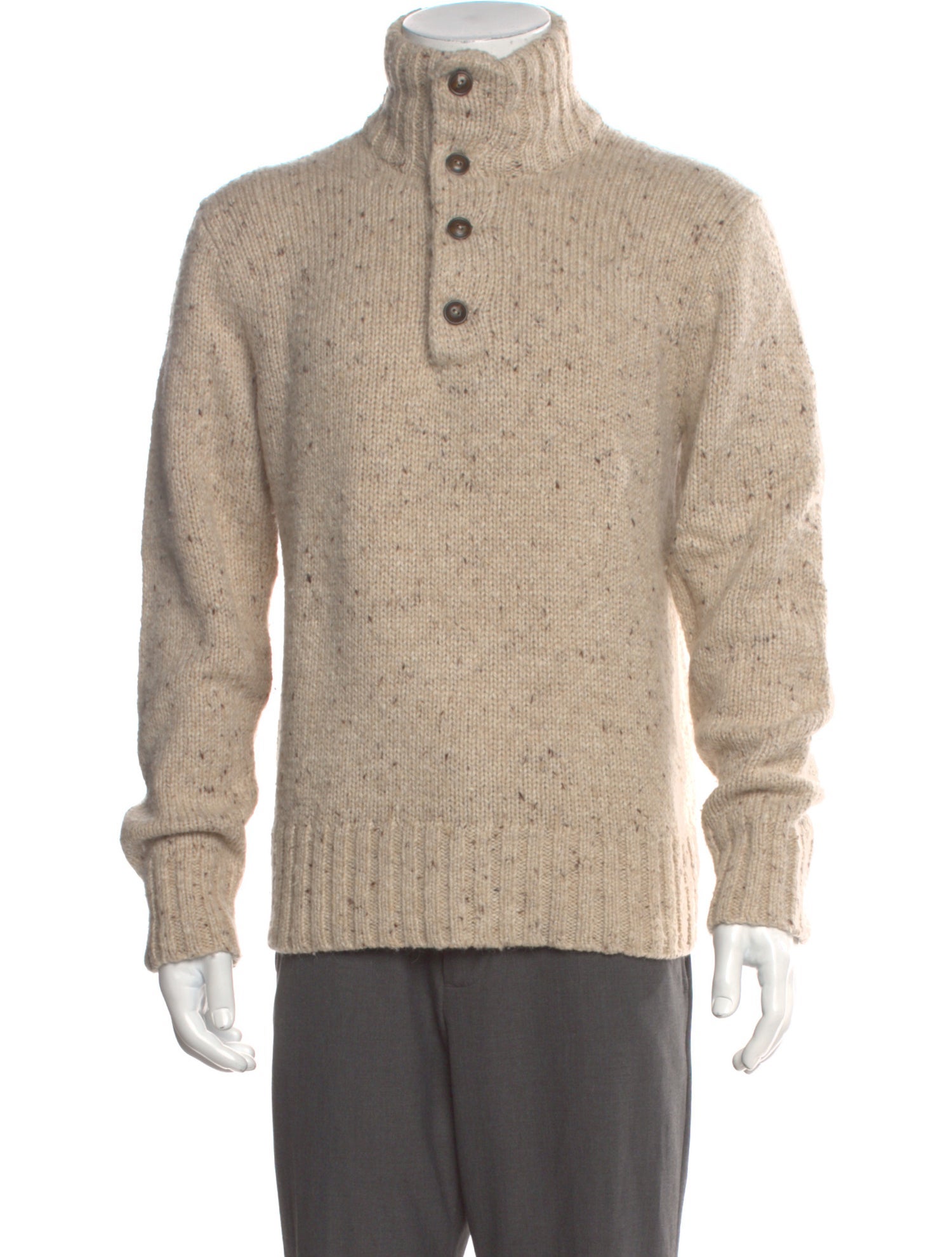 Polo Ralph Lauren Mock Neck Long Sleeve Cardigan