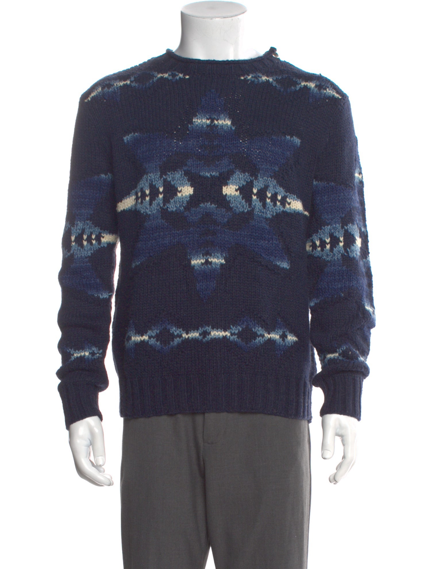 Polo Ralph Lauren Wool Printed Pullover