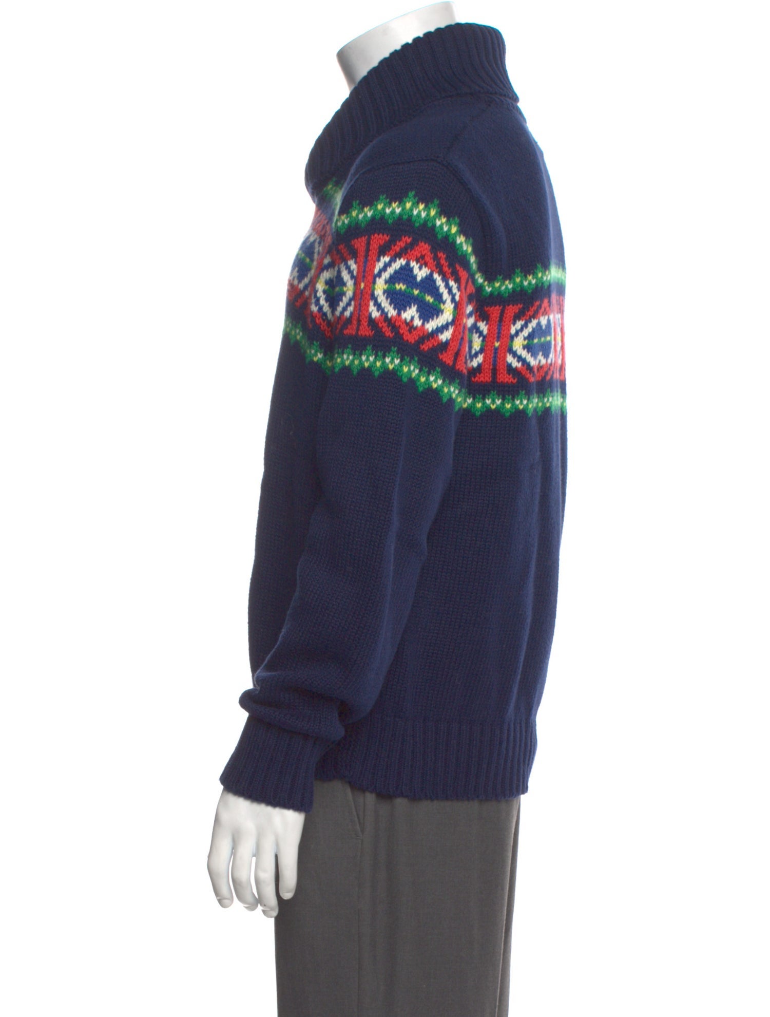 Polo Ralph Lauren Graphic Print V-Neck Pullover