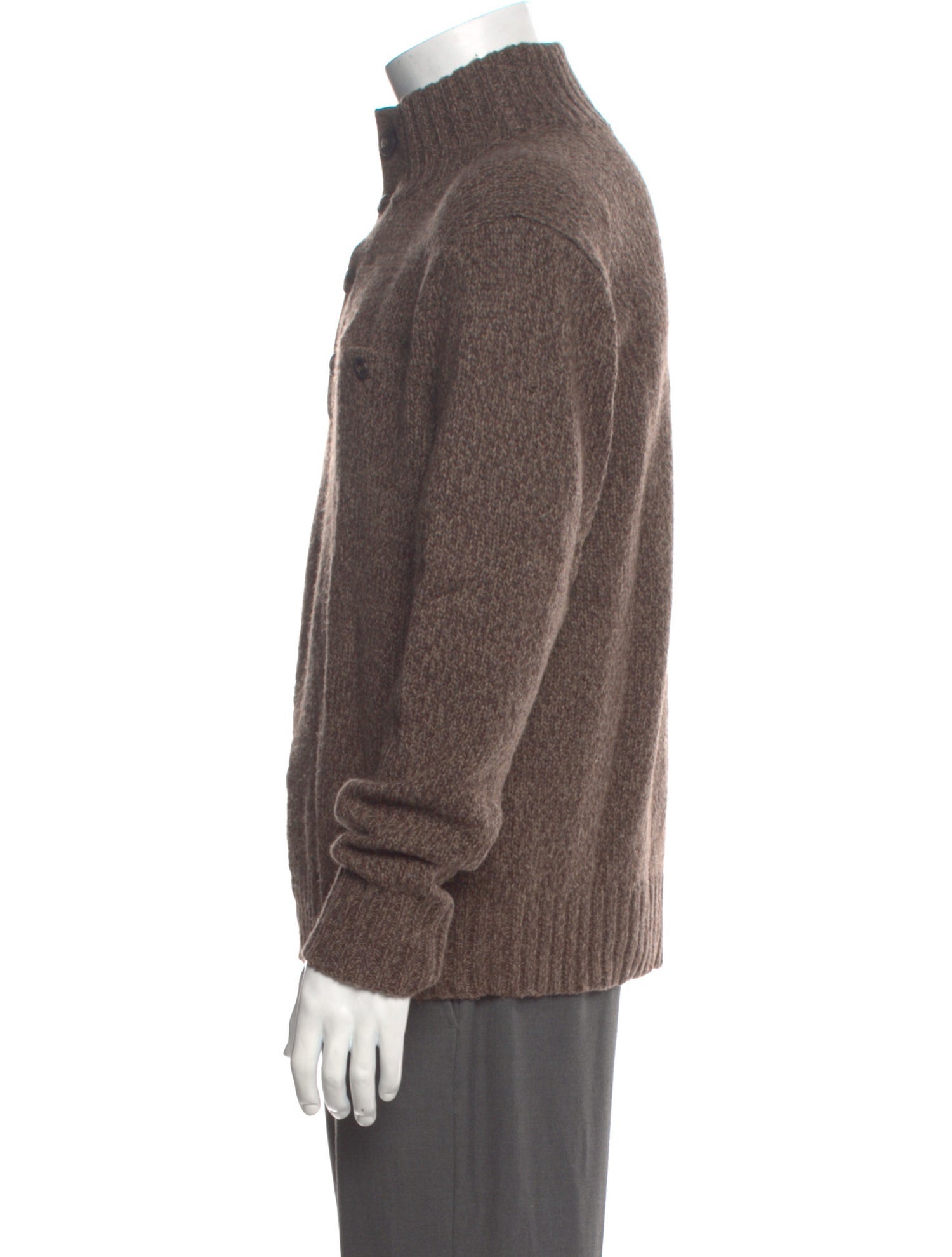 Polo Ralph Lauren Wool Mock Neck Polo Sweater