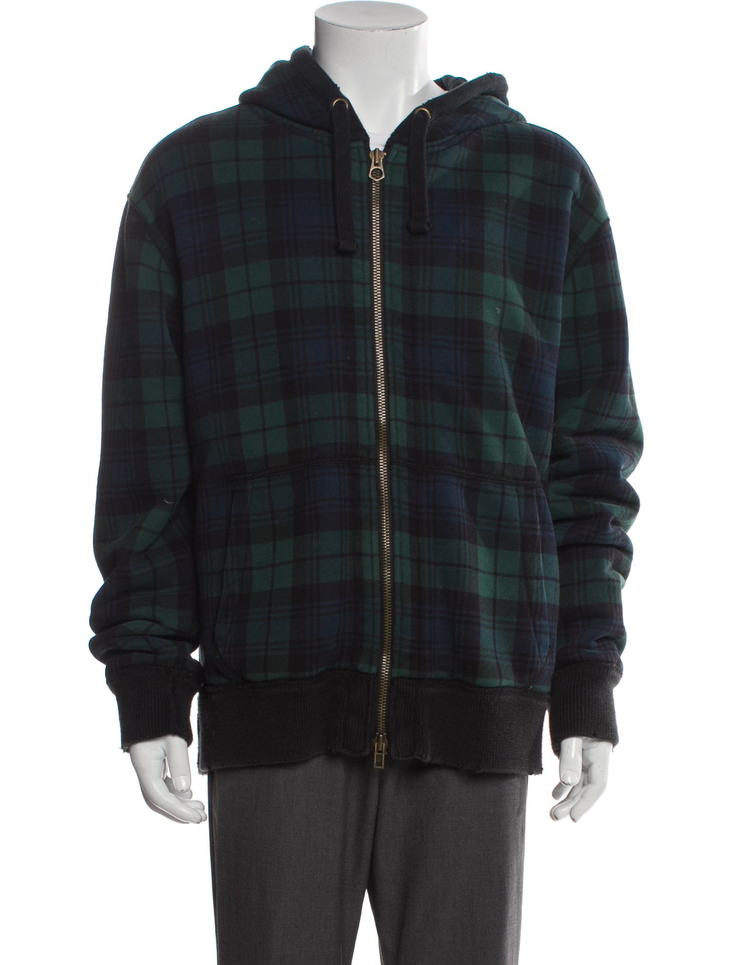 Polo Ralph Lauren Plaid Print Puffer Coat
