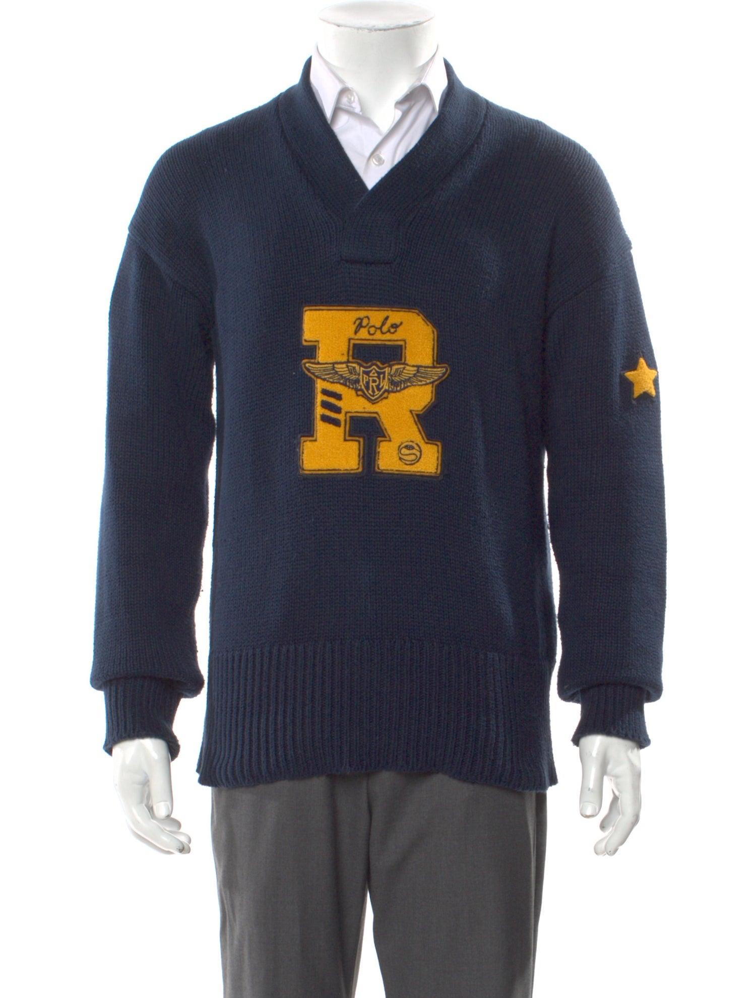 Polo Ralph Lauren Graphic Print V-Neck Cardigan