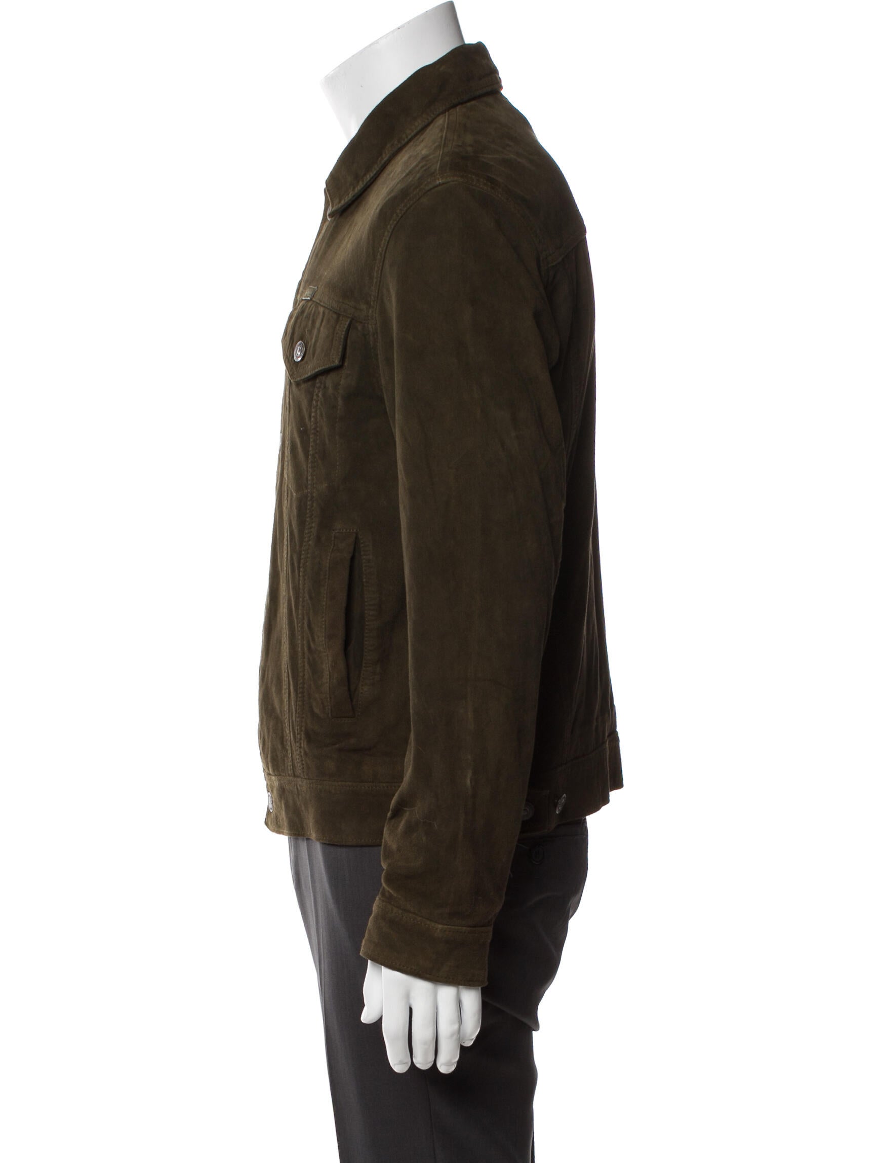 Polo Ralph Lauren Suede Trucker Jacket