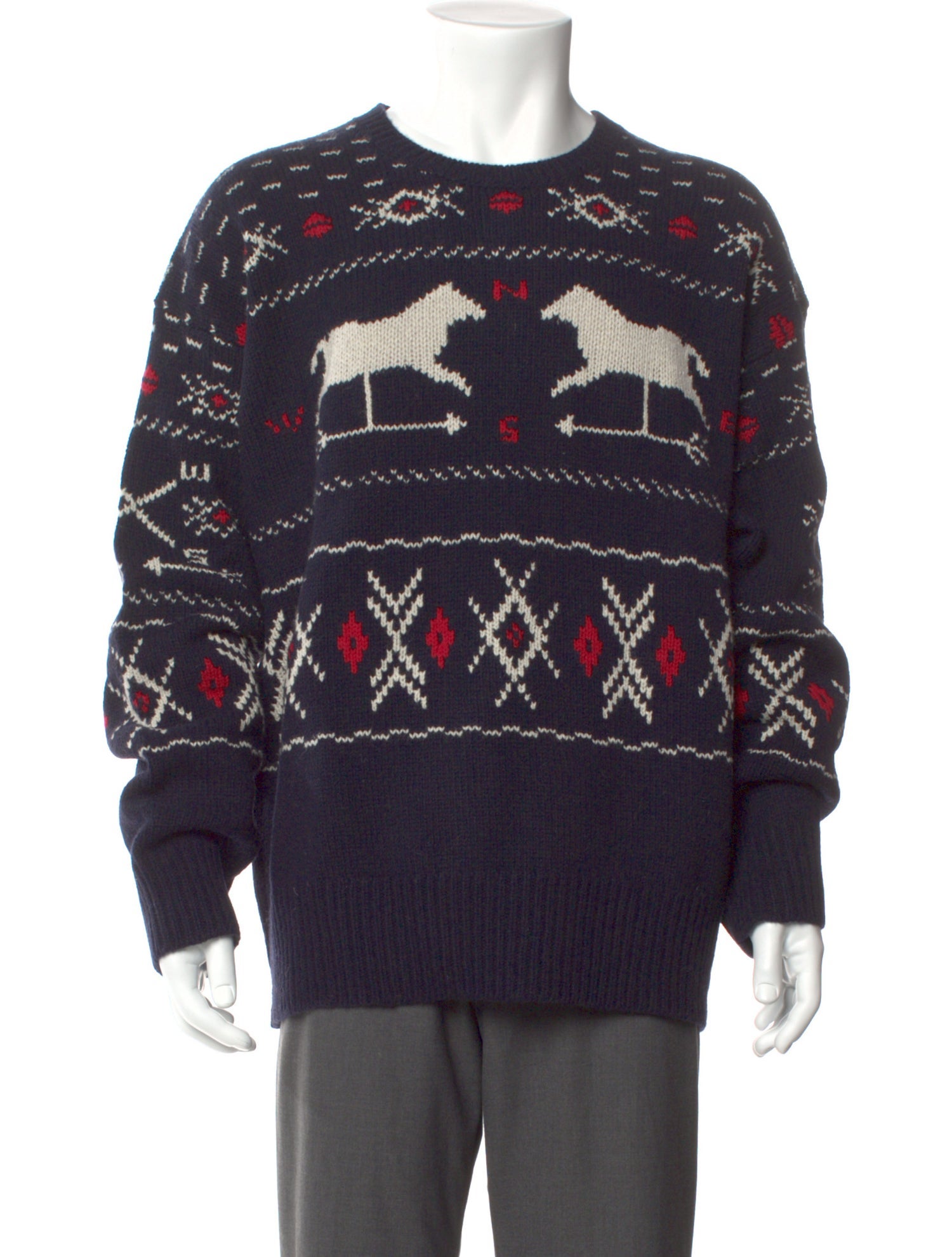 Polo Ralph Lauren Wool Printed Pullover