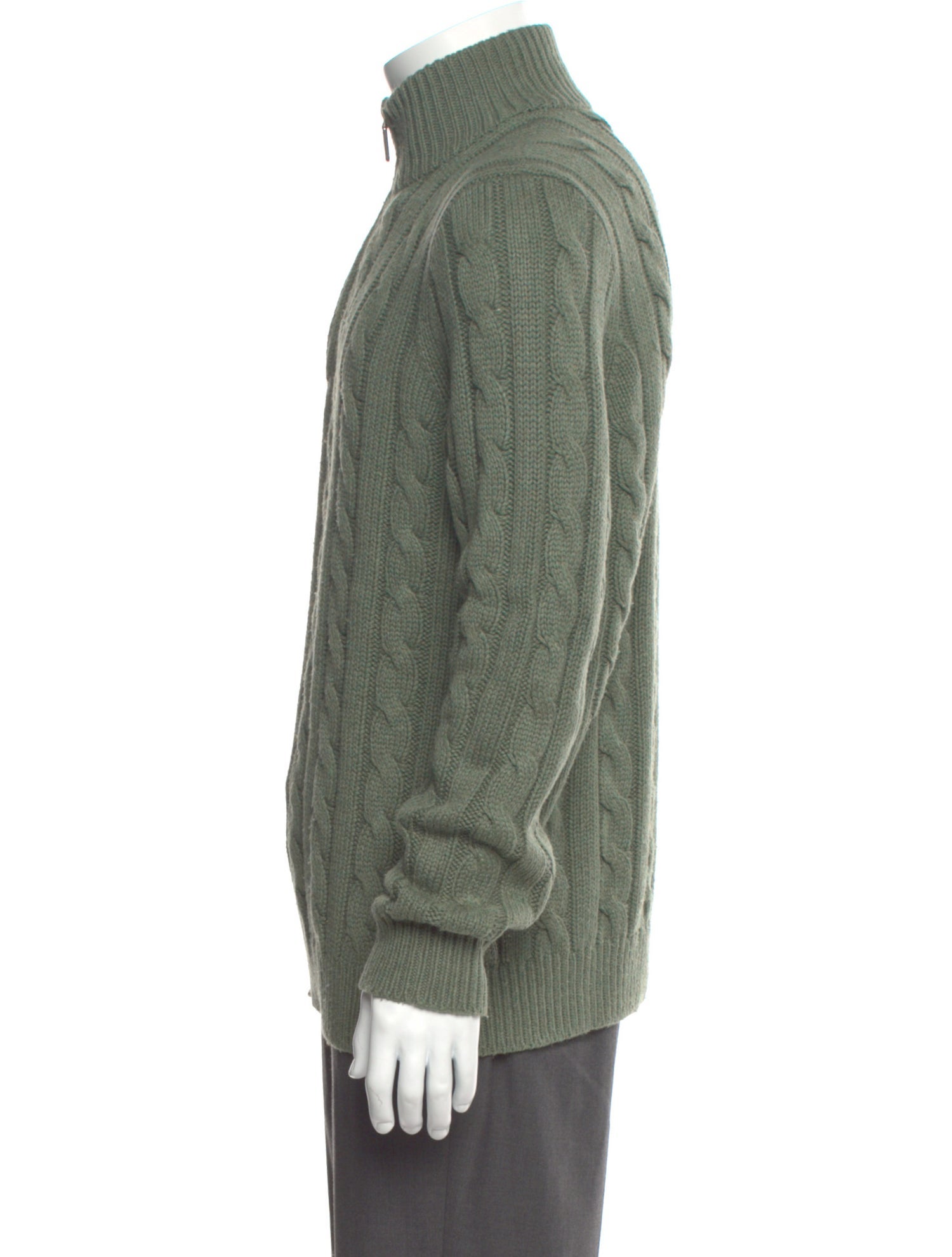 Polo Ralph Lauren Silk Mock Neck Pullover