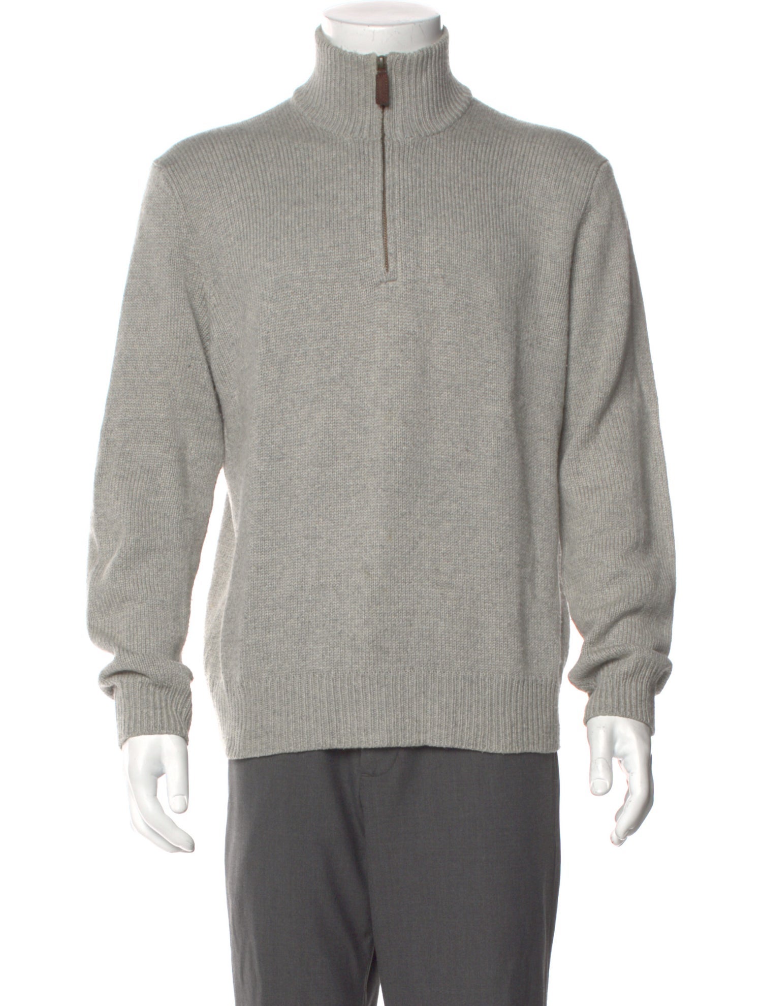 Polo Ralph Lauren Silk Mock Neck Pullover