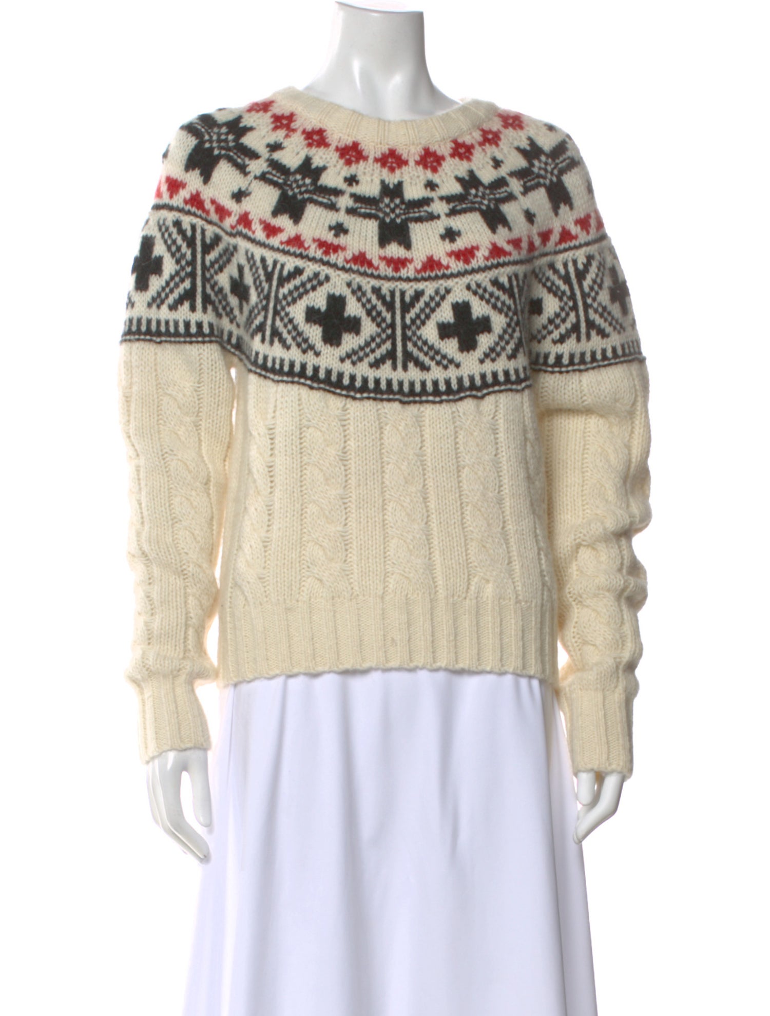 Polo Ralph Lauren Printed Crew Neck Sweater