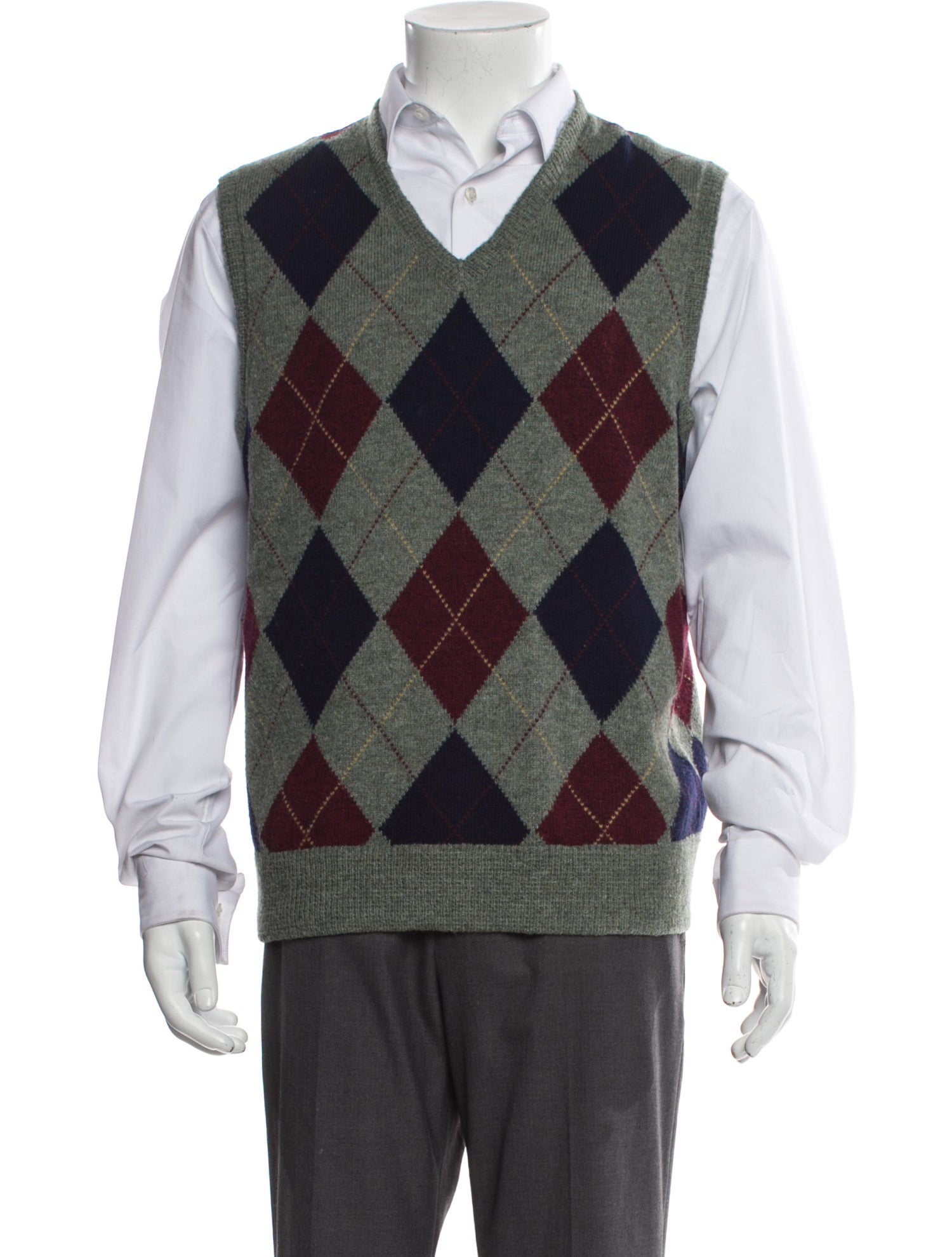 Polo Ralph Lauren Printed V-Neck Sweater Vest