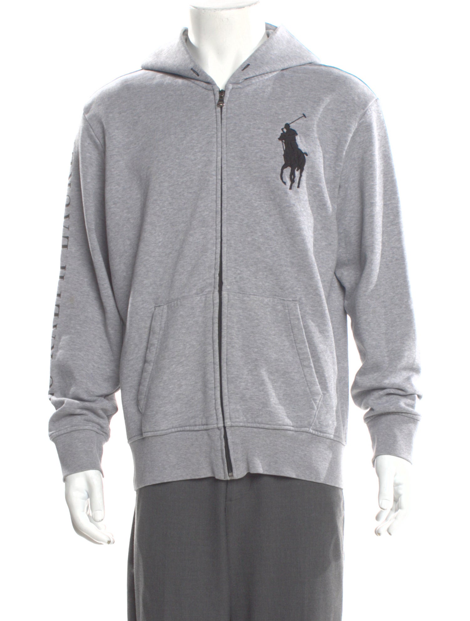 Polo Ralph Lauren Graphic Print Mock Neck Cardigan