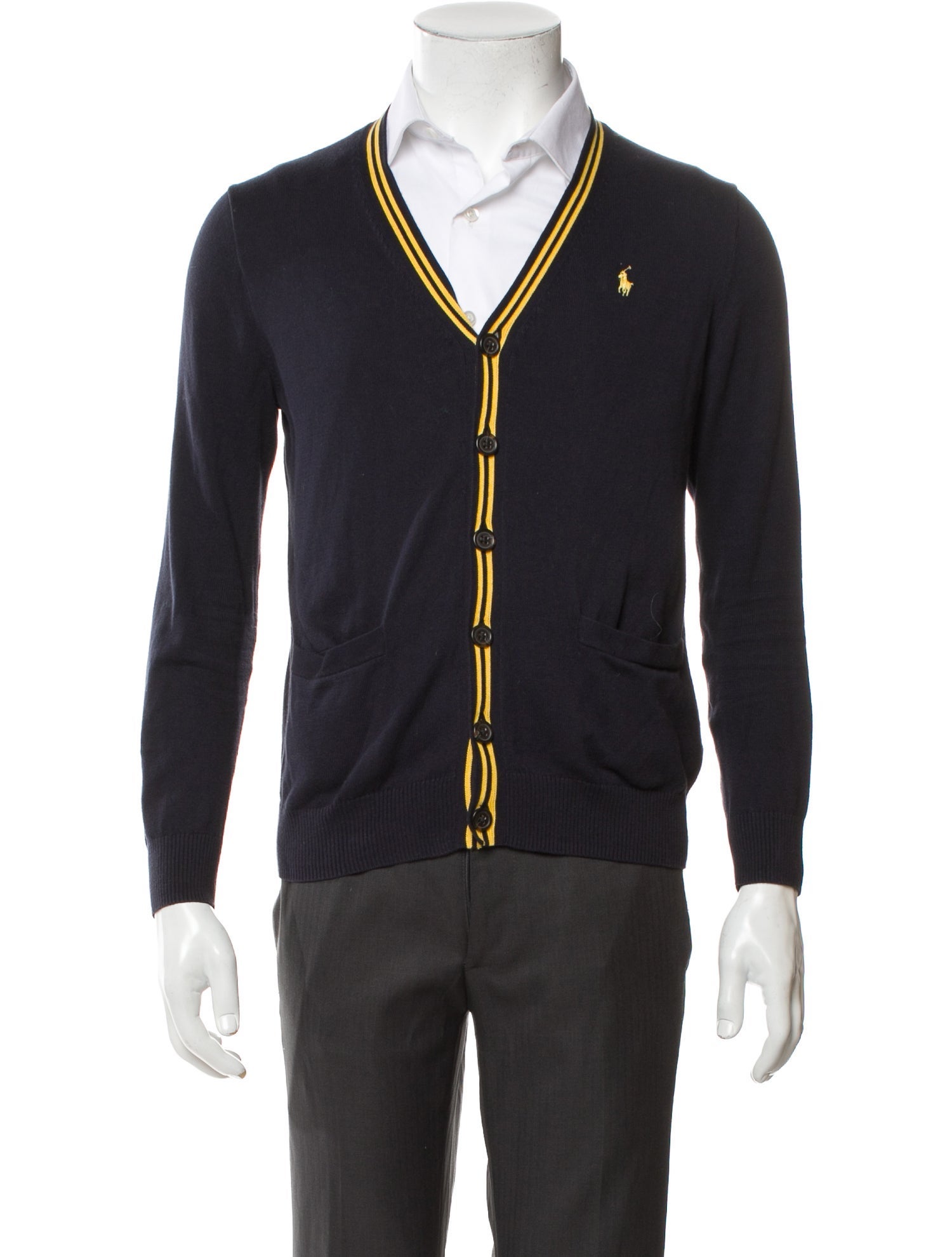 Polo Ralph Lauren Graphic Print V-Neck Cardigan