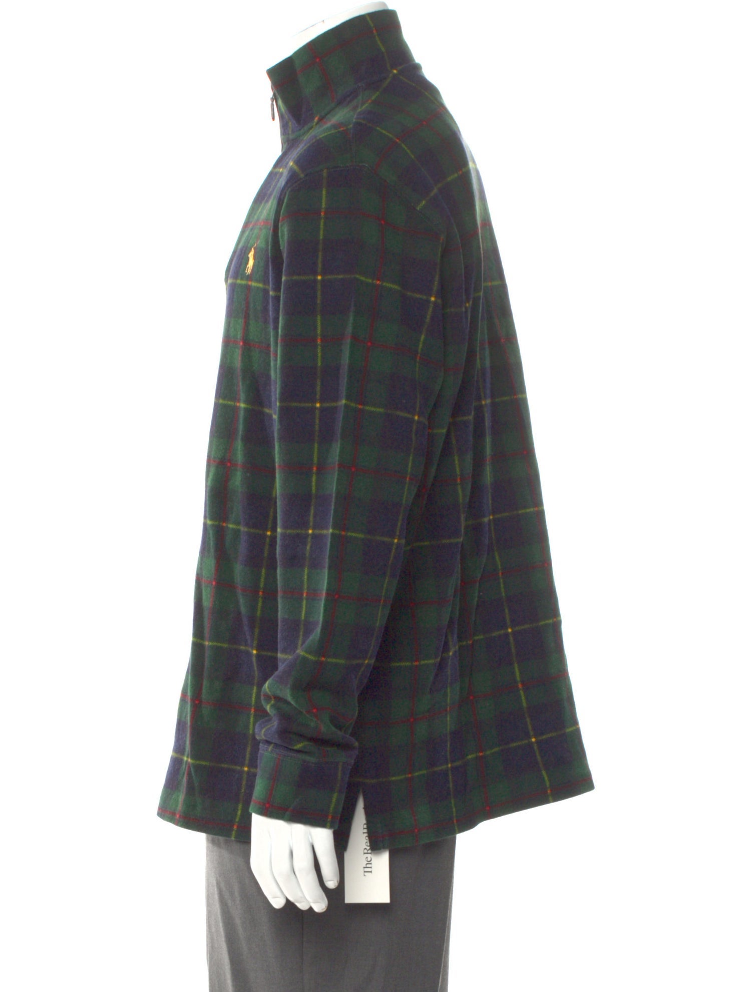 Polo Ralph Lauren Plaid Print Turtleneck Pullover