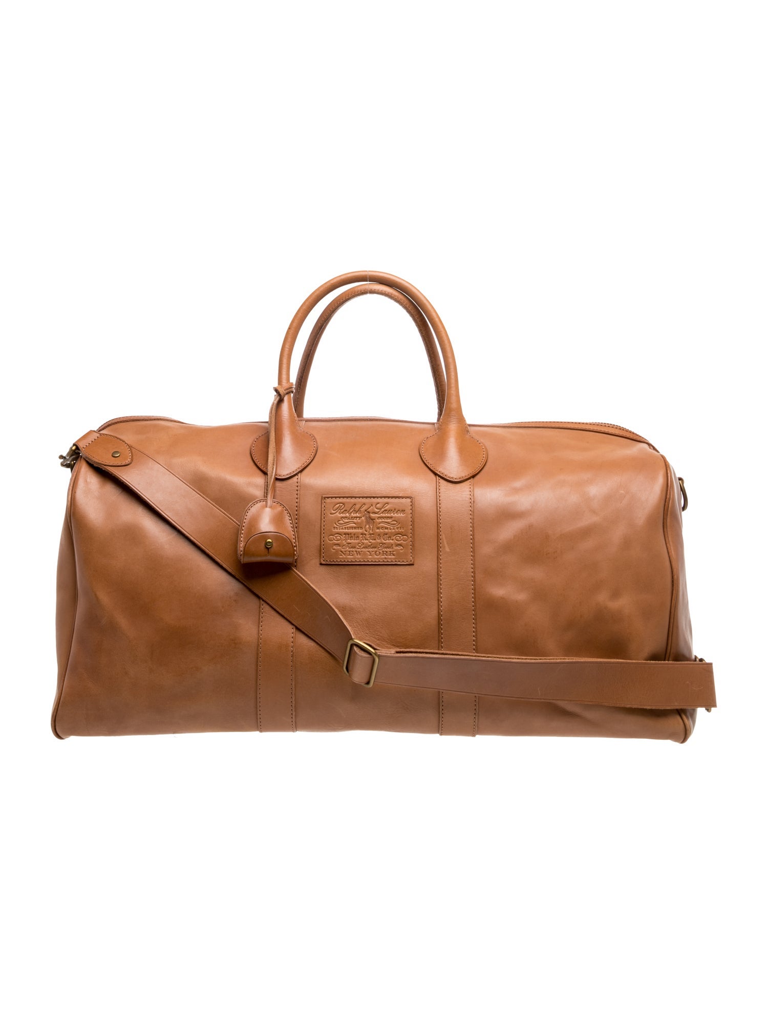 Polo Ralph Lauren Brown Heritage Leather Duffle