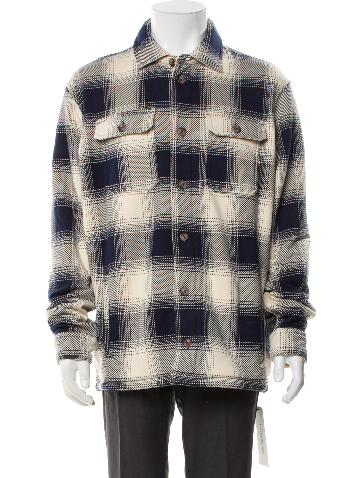 Polo Ralph Lauren Plaid Print Coat w/ Tags