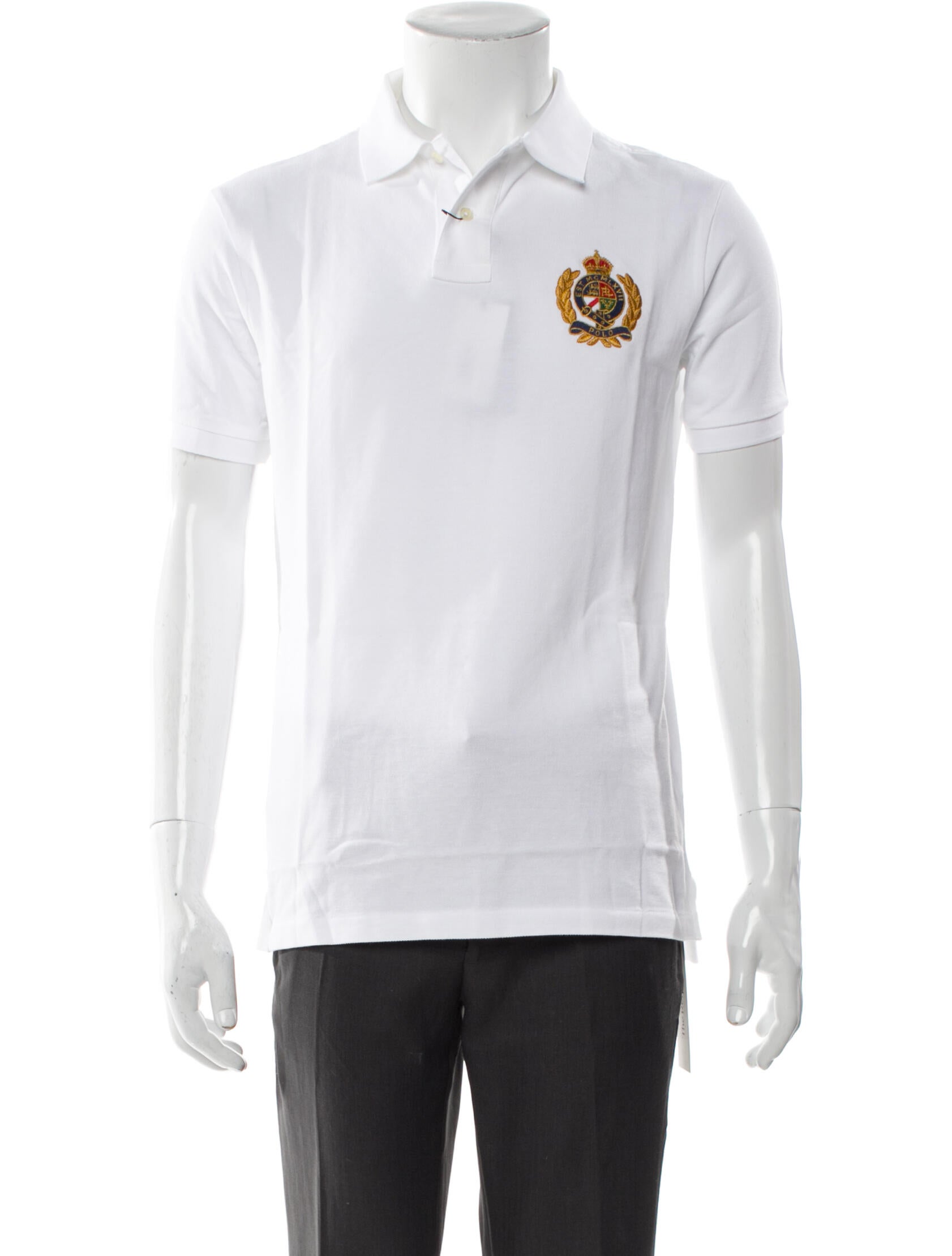 Polo Ralph Lauren Graphic Print Collar Polo Shirt w/ Tags