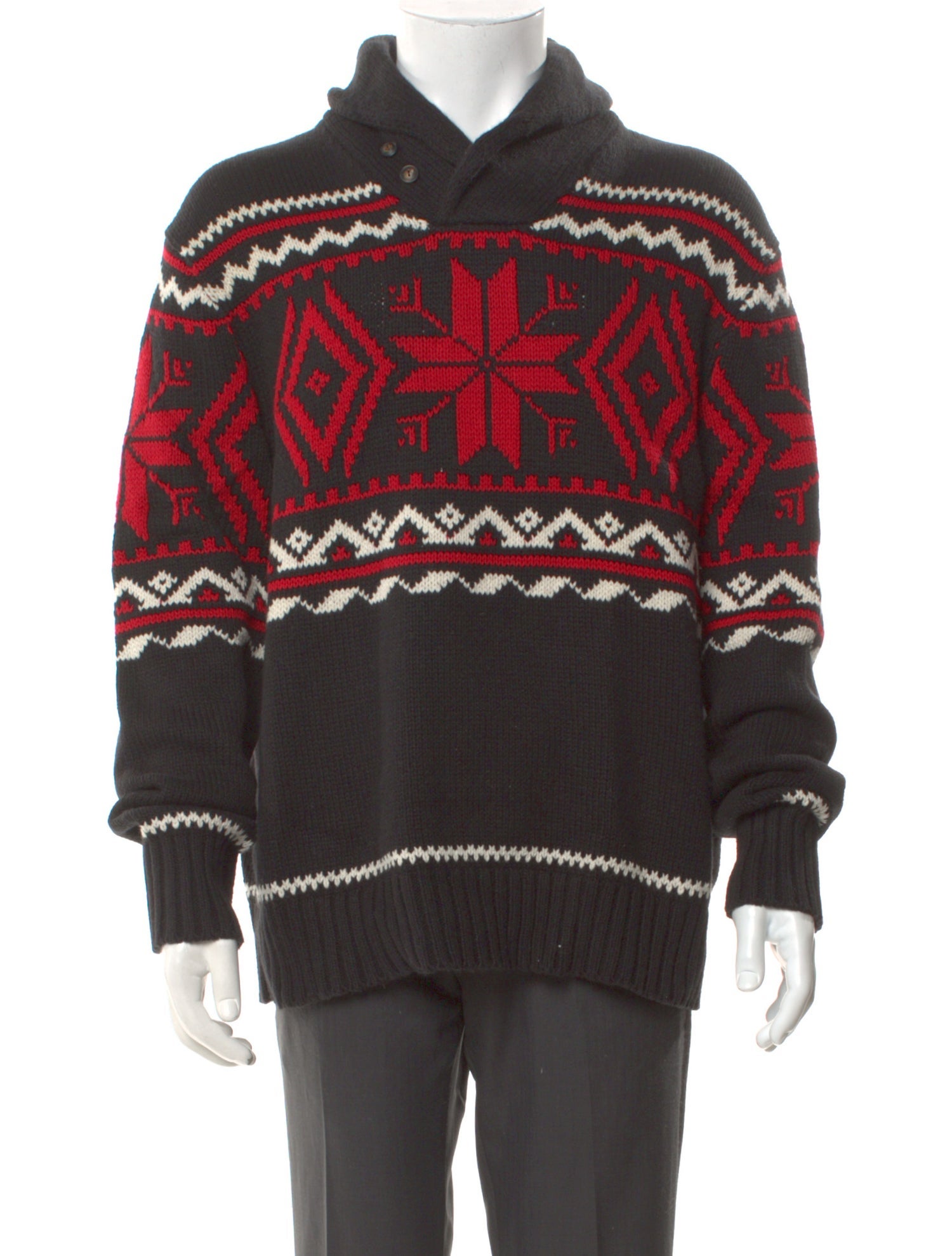 Polo Ralph Lauren Printed Mock Neck Polo Sweater