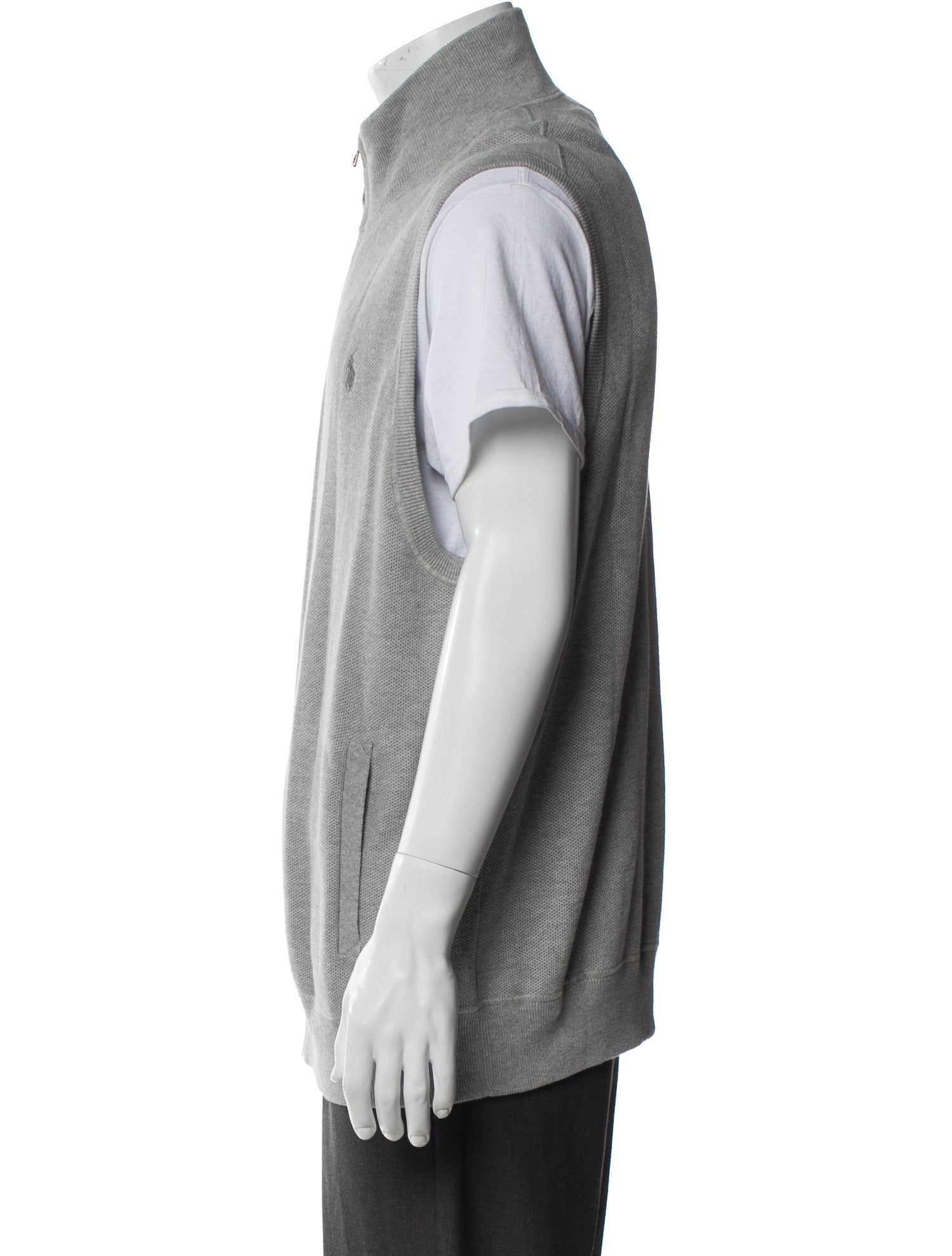 Polo Ralph Lauren Mock Neck Sleeveless Sweater Vest