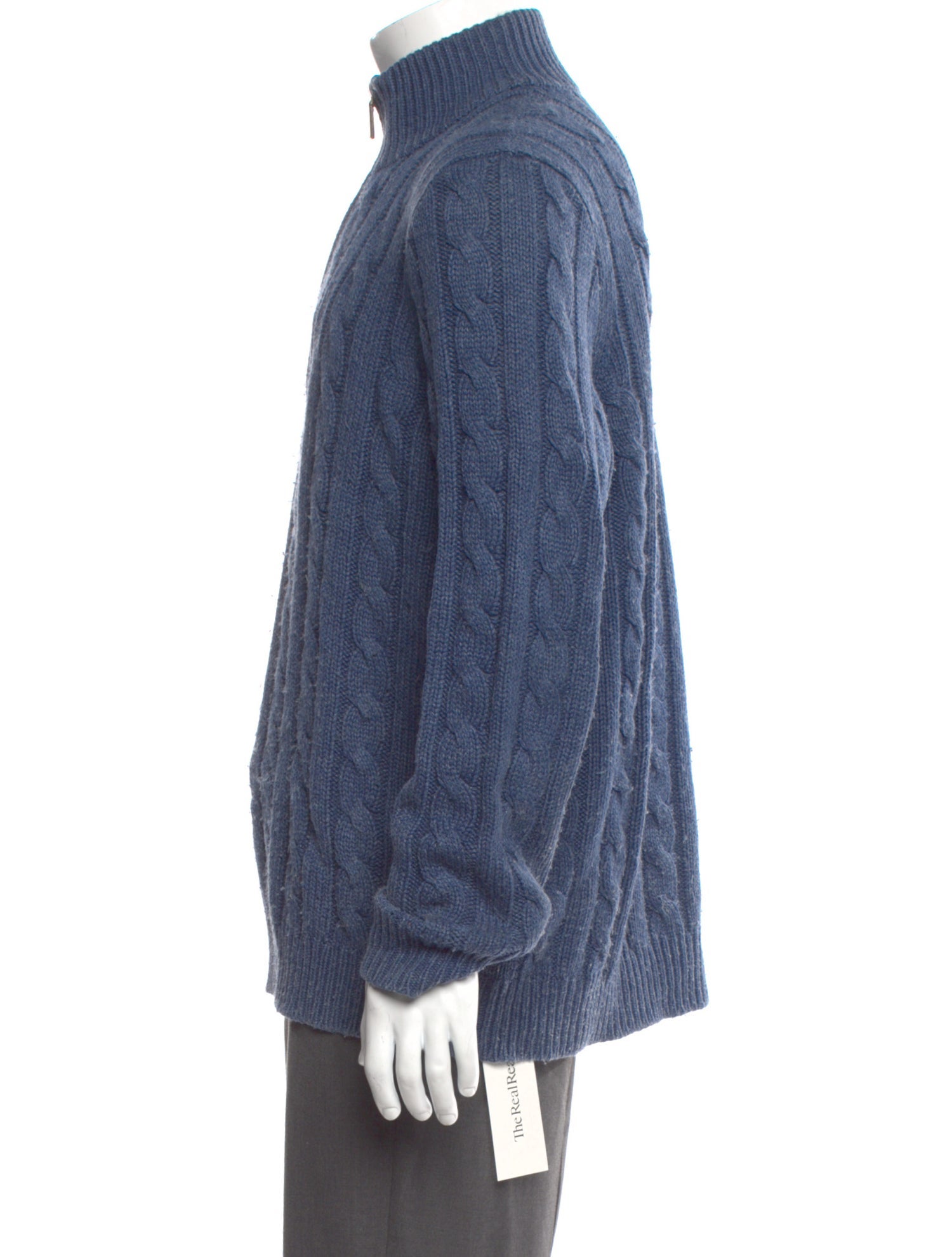 Polo Ralph Lauren Silk Mock Neck Pullover