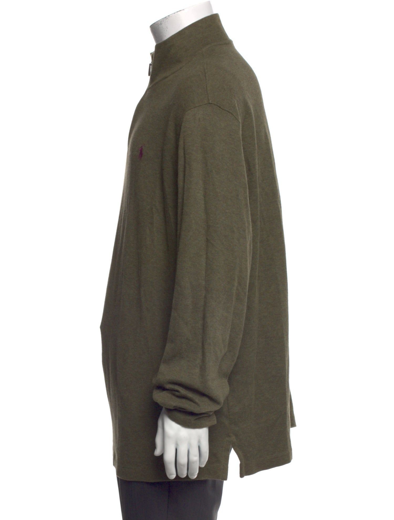 Polo Ralph Lauren Mock Neck Long Sleeve Polo Sweater